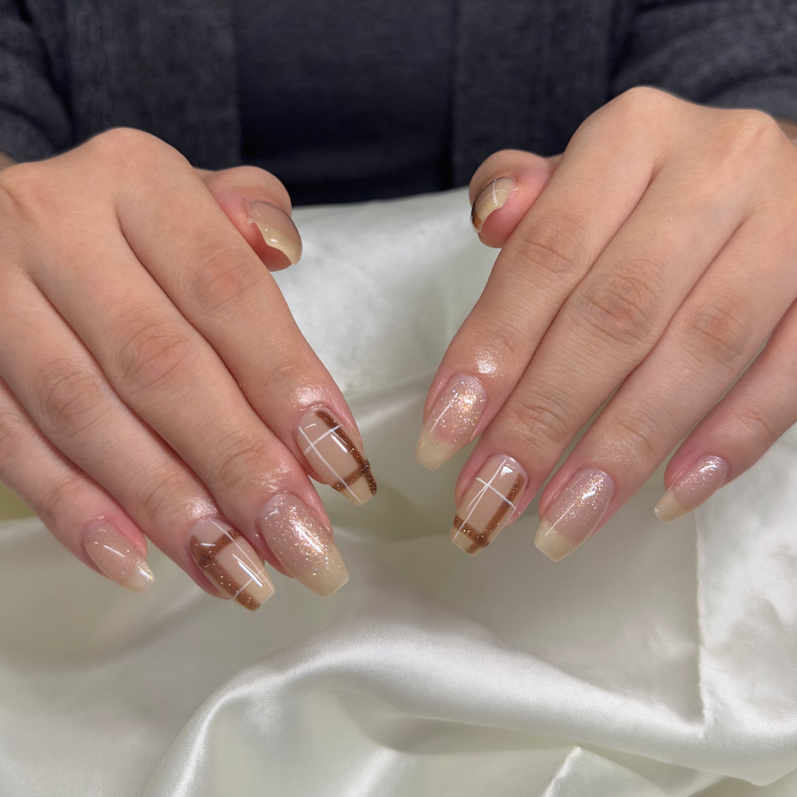 甘皮ケア付｜トレンドデザイン｜アート4本｜