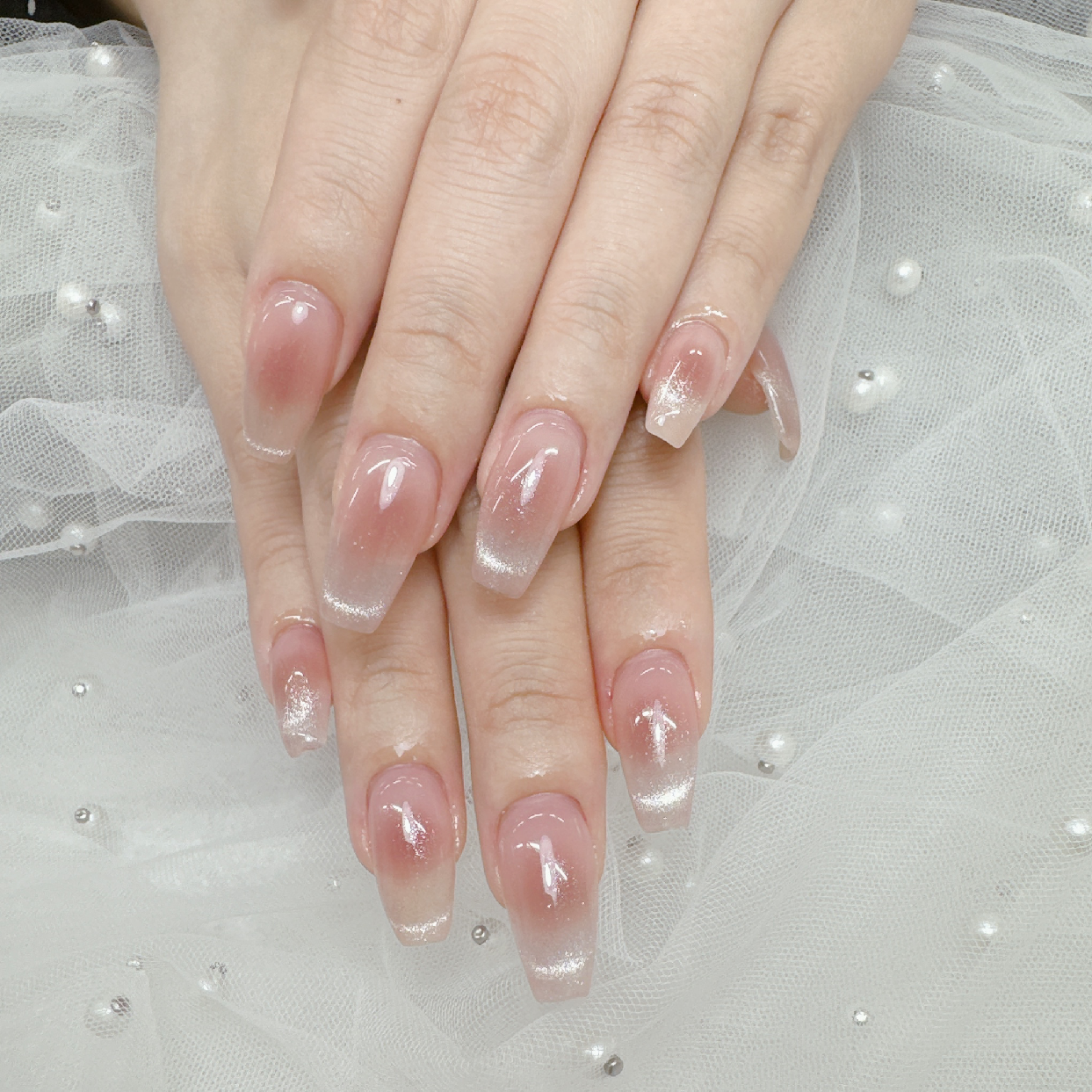 HAND/ベースカラー付き♪チークネイル¥7580→¥5900