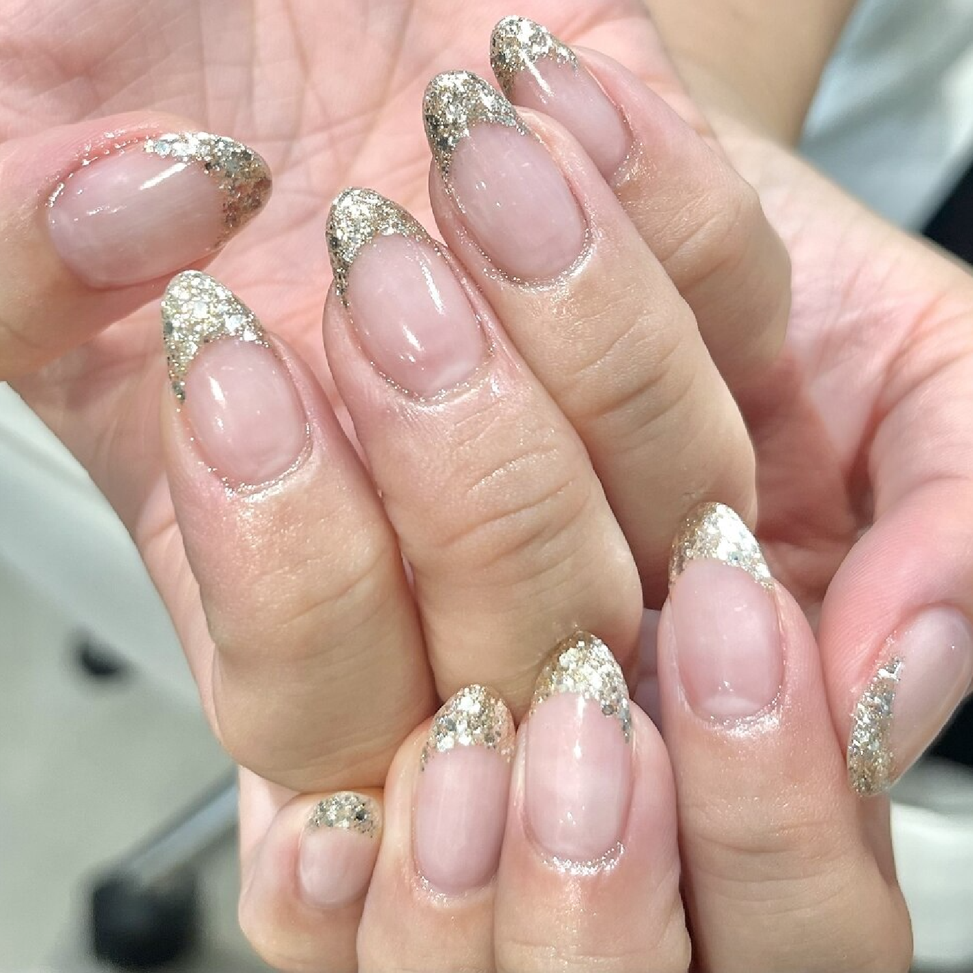 【栄で定番】全員 フレンチネイル
