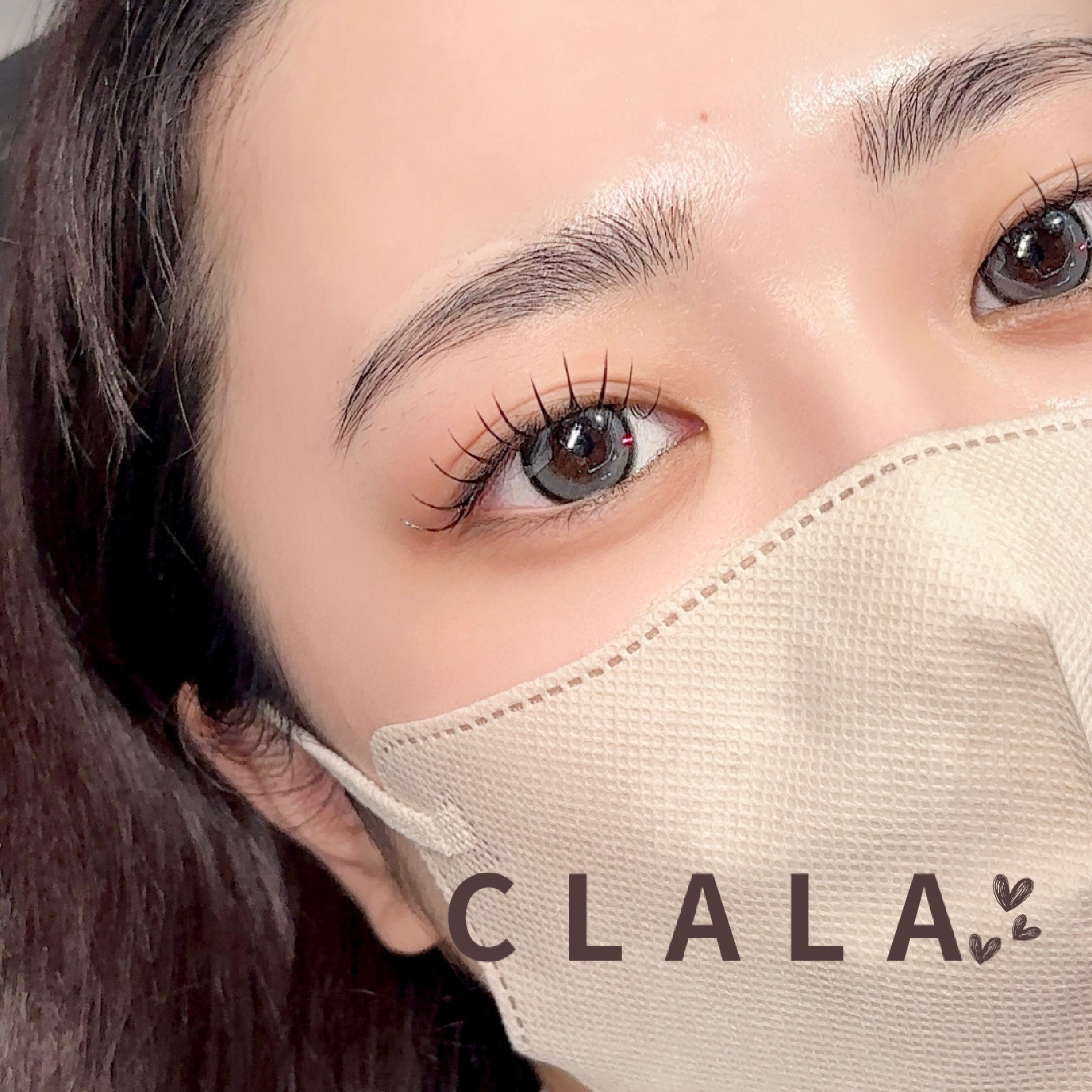 【完璧な眉毛を】美眉スタイリング&眉毛パーマ（wax+メイク有)￥7900