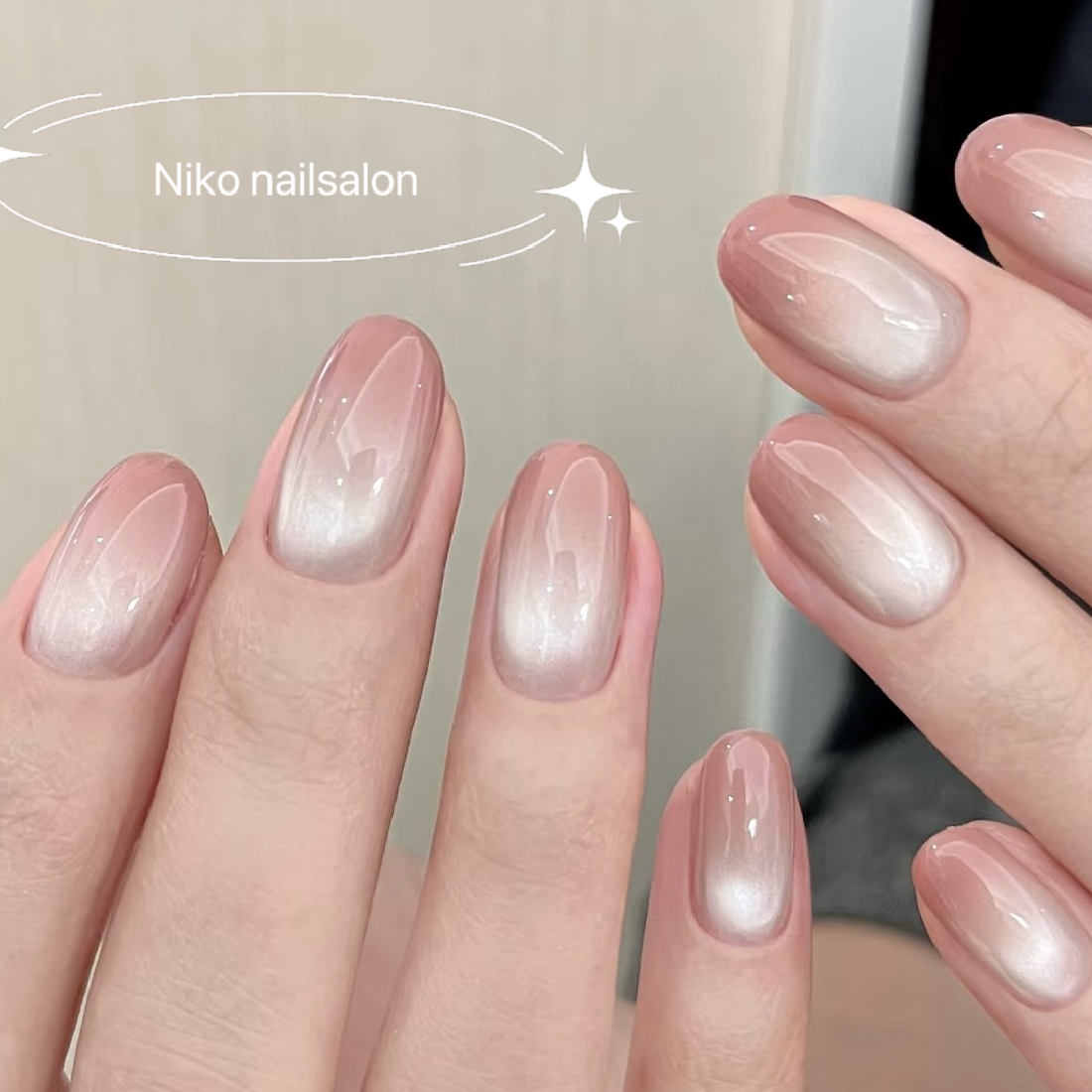 【韓国風×話題ネイル】マグネット×グラデーションの最旬デザイン¥7500