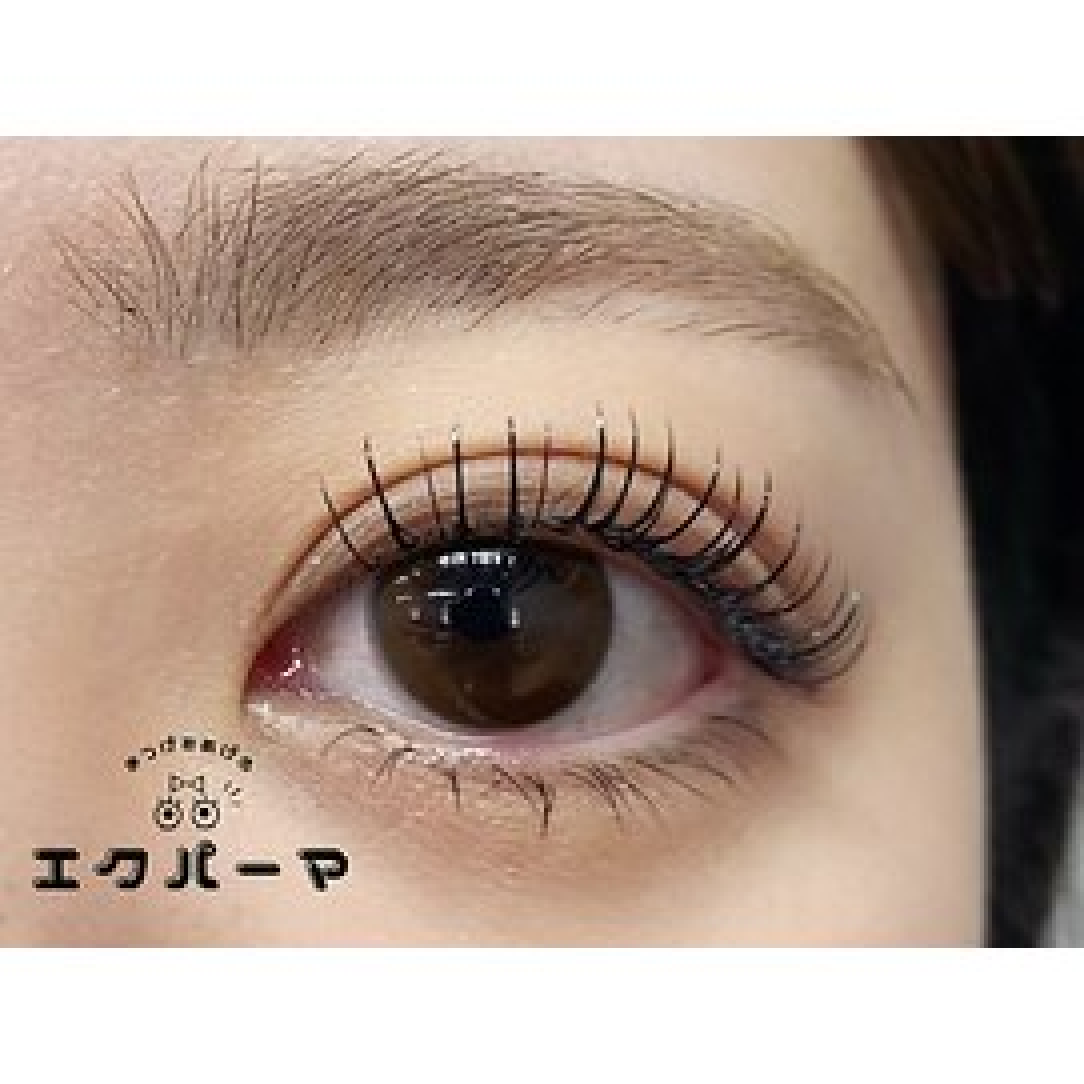 【再来】最新技術えくぱーま［LEDマツエク×まつげパーマ］130本￥13,500