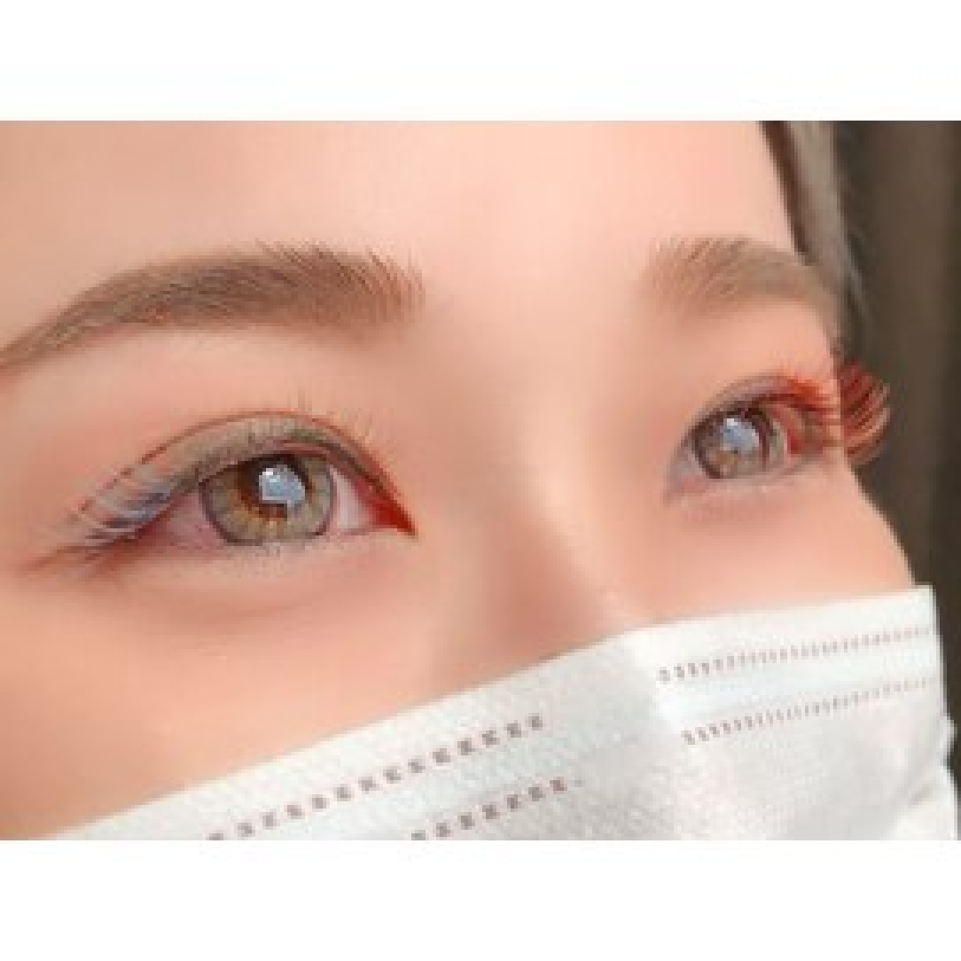 【7色から選べる！】フラットラッシュ［透明感カラー］150本　￥9,000