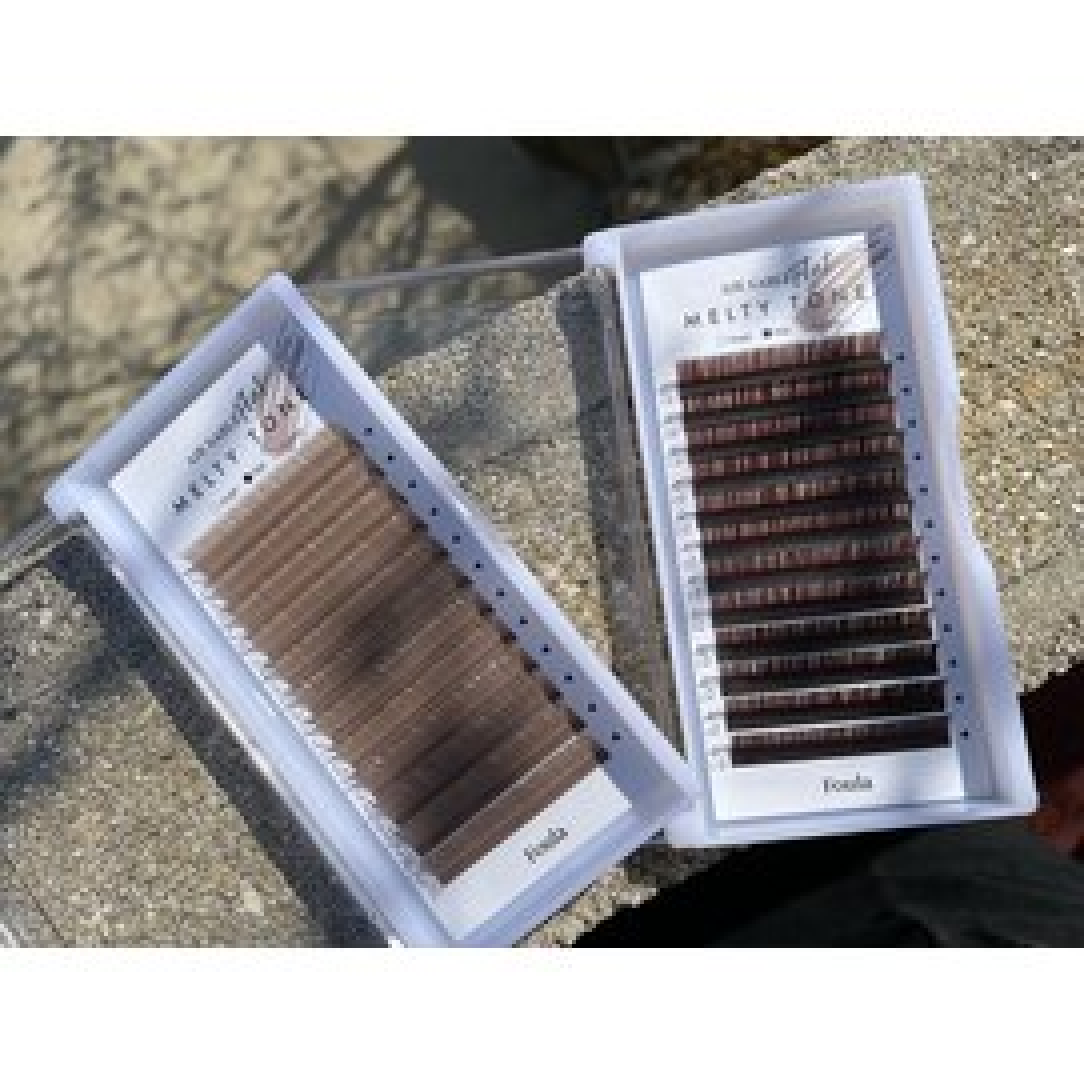 【初回】透明感！フラットALLブラウン150本 ￥6,200 ［ペール/モカ］