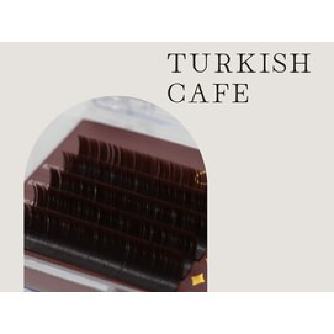 【初回】自然なブラウンカラー［フラットラッシュ］150本　￥6,800