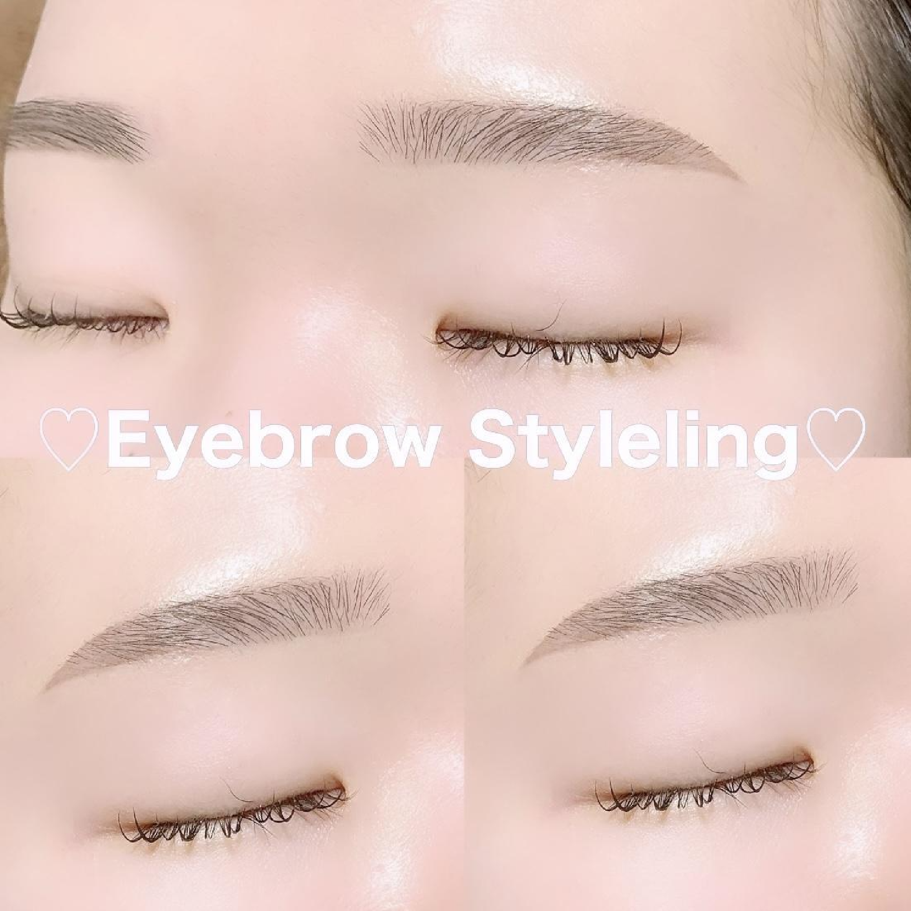 【眉毛スタイリング】 骨格分析+WAX脱毛＋メイクレクチャー付き♪￥6160