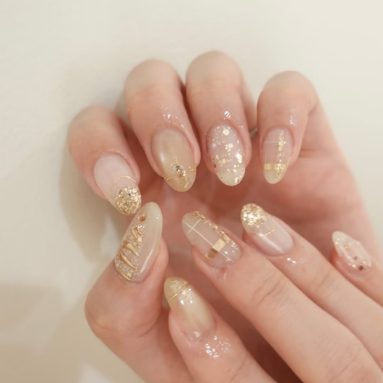 【クリスマス限定】クリスマスネイル　10本アート　7800