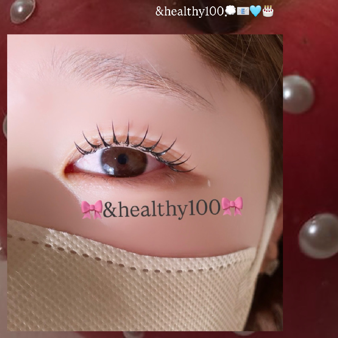 《うるつやまつげ𓈒⟡₊⋆ eye set menu》&healthy100本