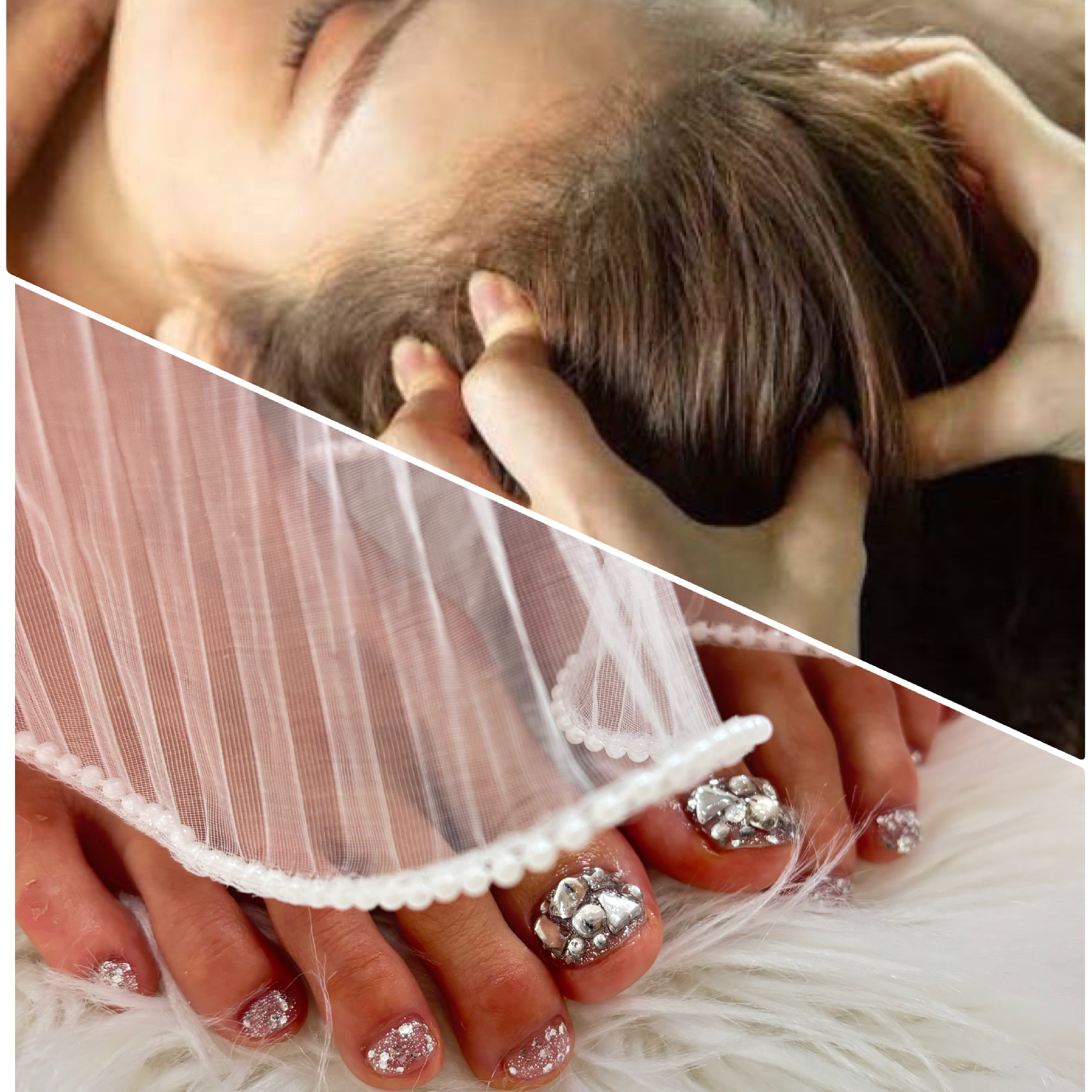 フット10本埋め尽くし＋ドライヘッドスパ30分