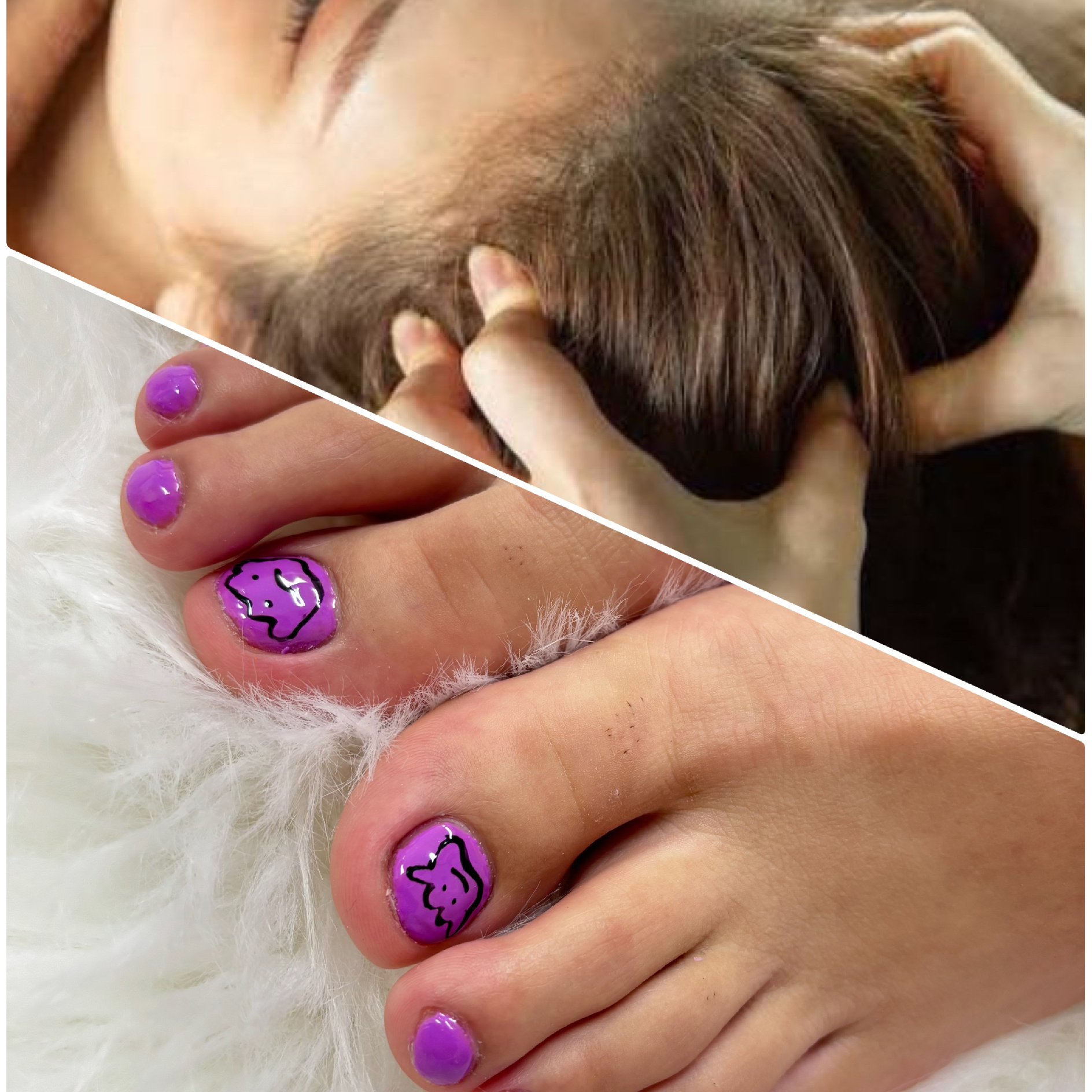 フットデザインアート＋ドライヘッドスパ30分