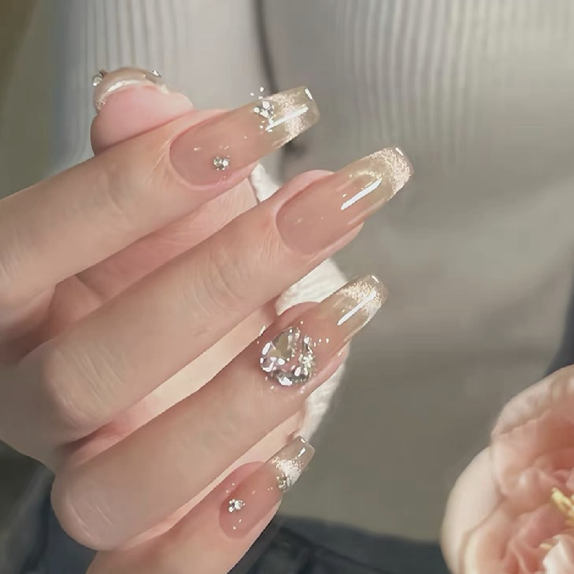 ⋆˙♡✨ワンホマグネットフレンチネイル