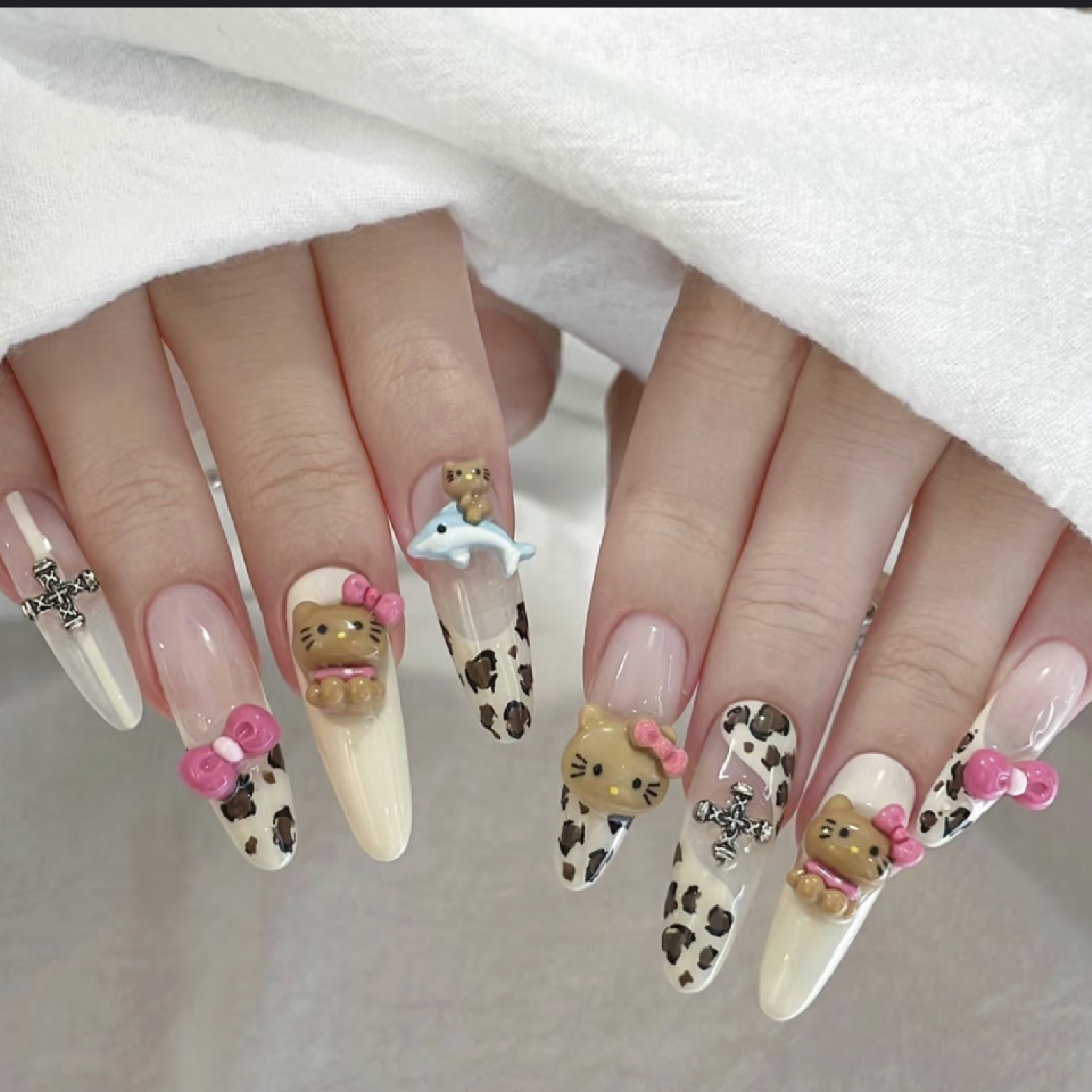 ⋆˙♡✨チップ➕長さ出し🌟お持ちデザイン🌟アート6本まで