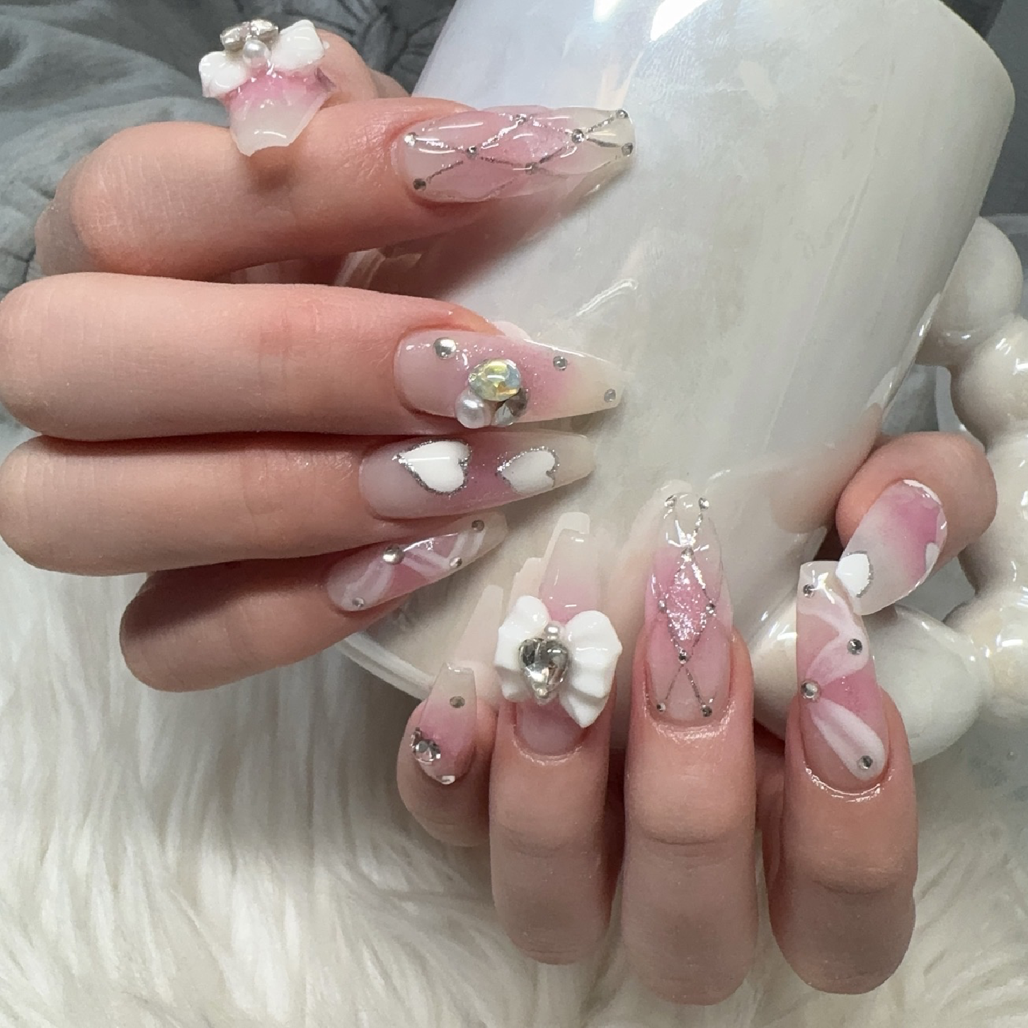 【チップ長さだし】ゴデキラ★持ち込み150分やり放題パーツ・アート１０本ok