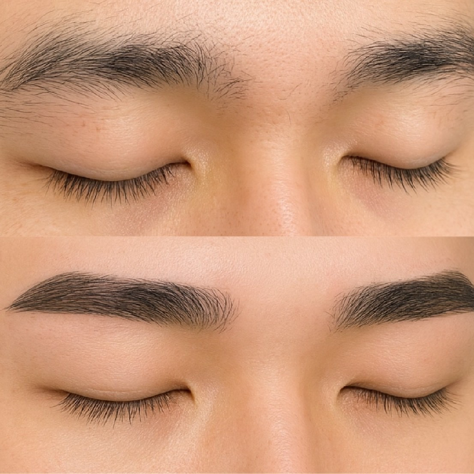 黄金比メンズアイブロウ＊美眉wax間引きあり