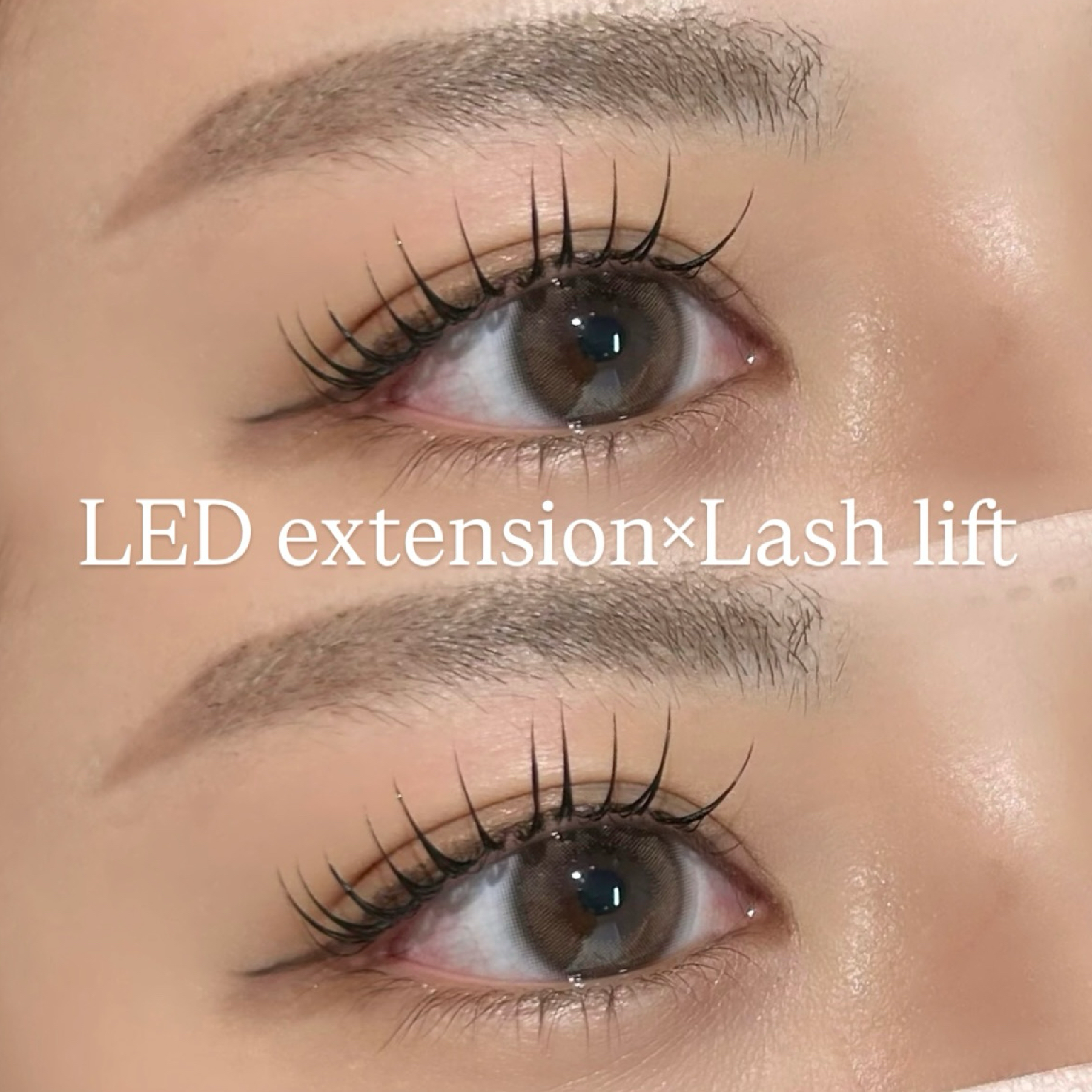 【エクパ】LEDフラットラッシュ120本×ラッシュリフト