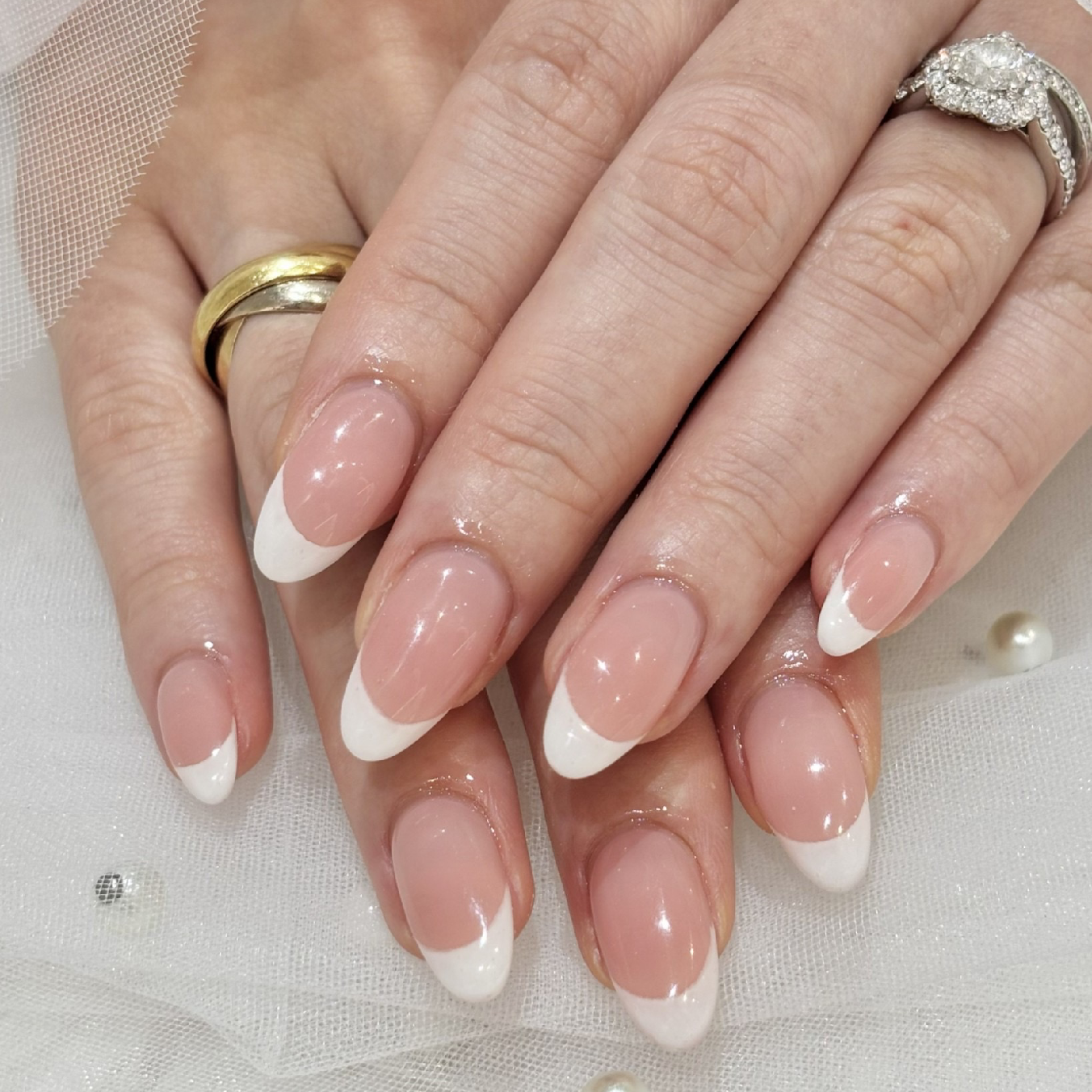 【Hand】オフ込みフレンチネイル◆ご新規様オフ無料★ ¥8200