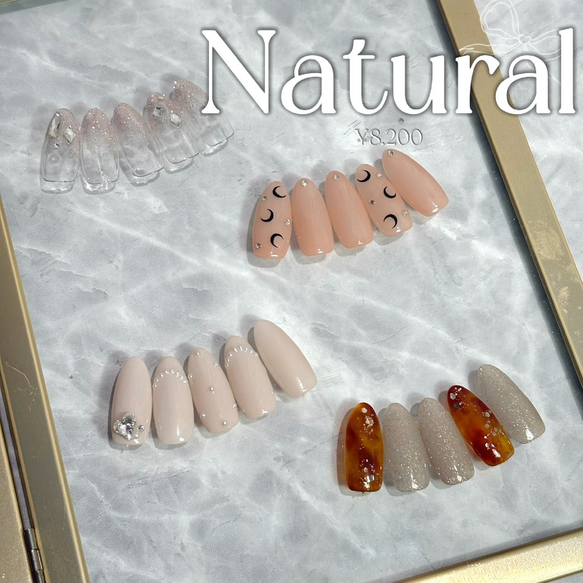 【ご新規様オフ無料】定額デザイン Natural @lancil_nail