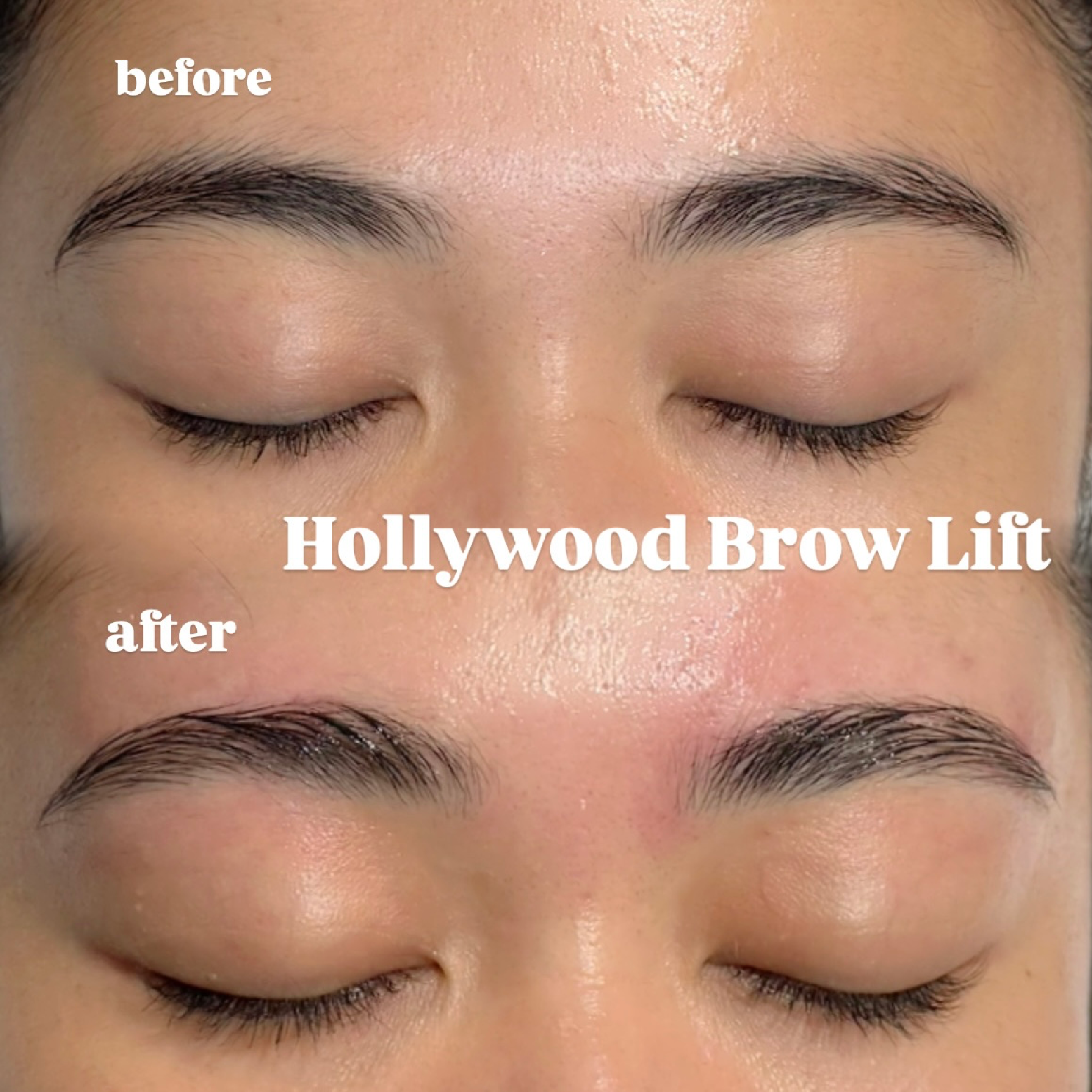 【ハリウッドブロウリフト⭐️】毛流れを整えて美眉に‼️ wax込み