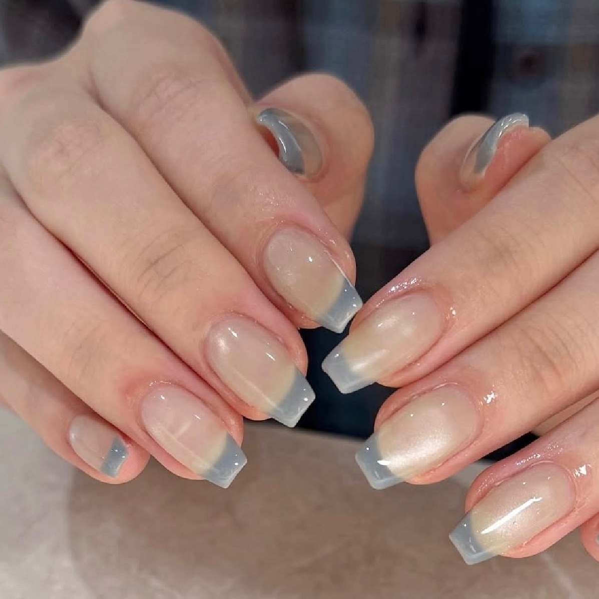 🎀 カラーフレンチネイル💅