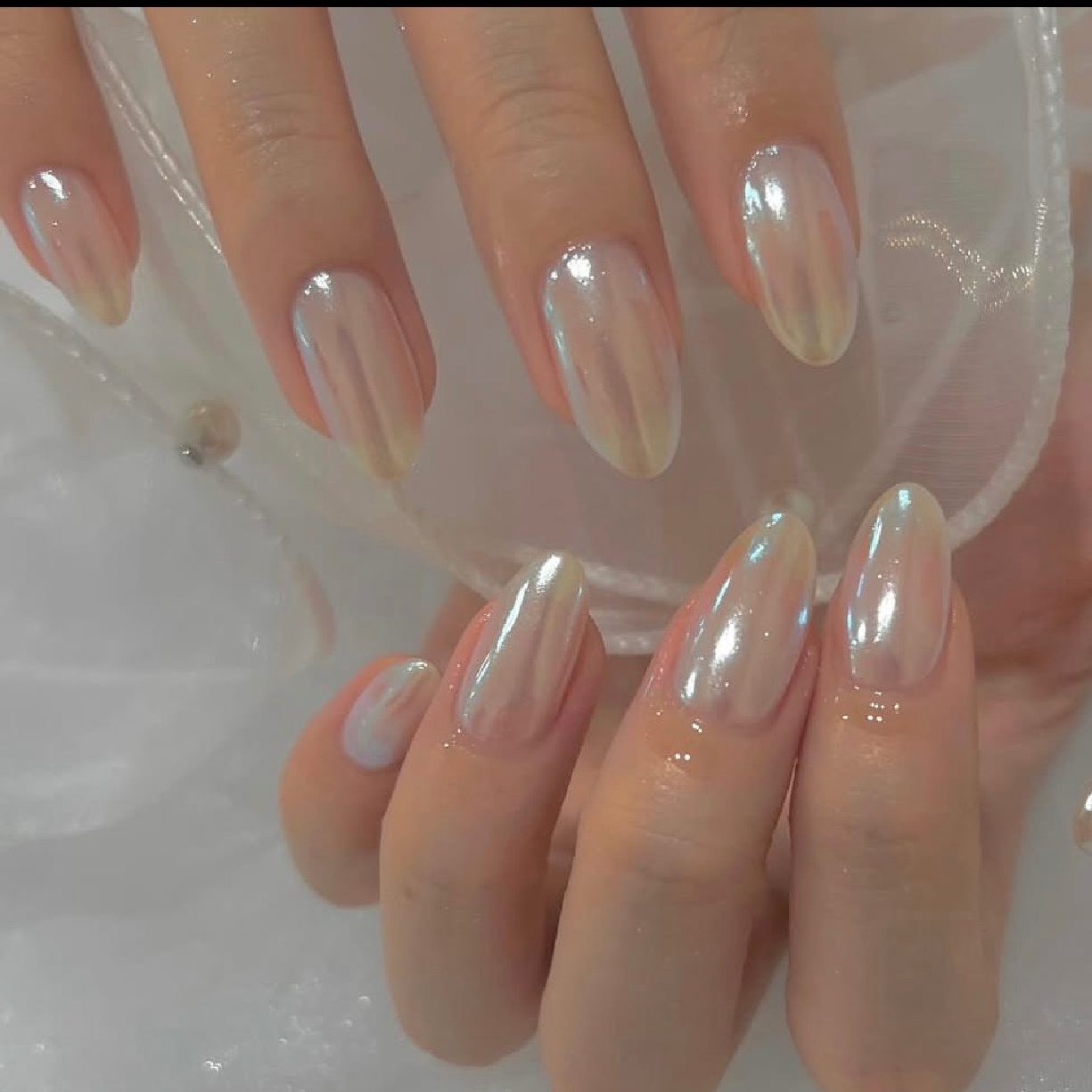 🎀ミラー／オーロラネイル