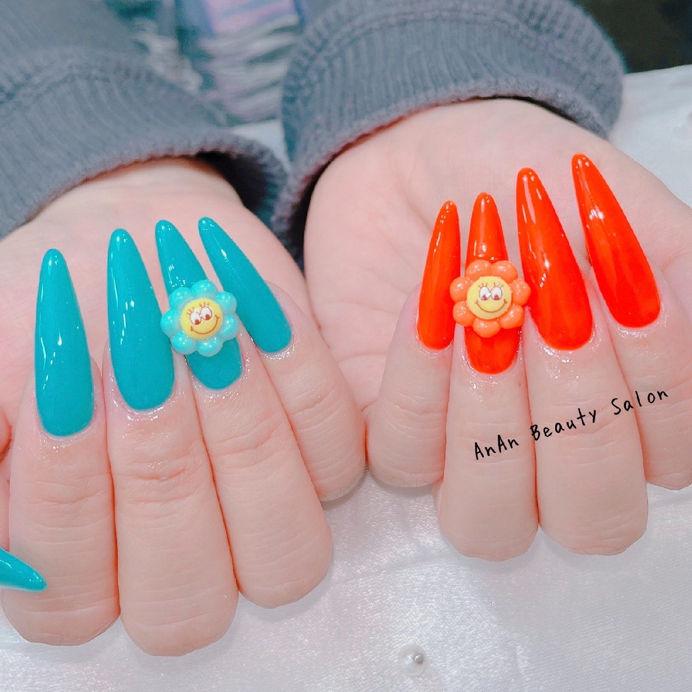 チップ長さ出し１０本◇ワンカラー