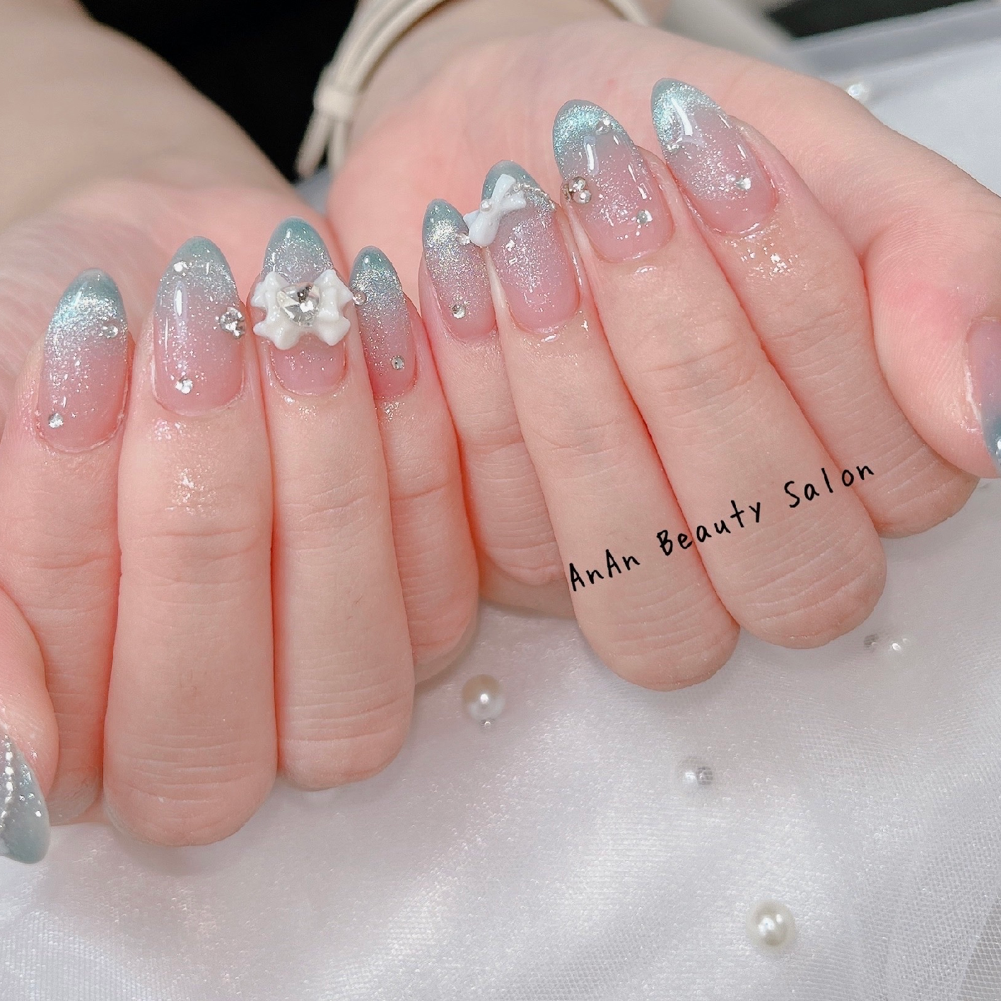 【チップ長さ出し１０本】シンプルやり放題＋つけ放題