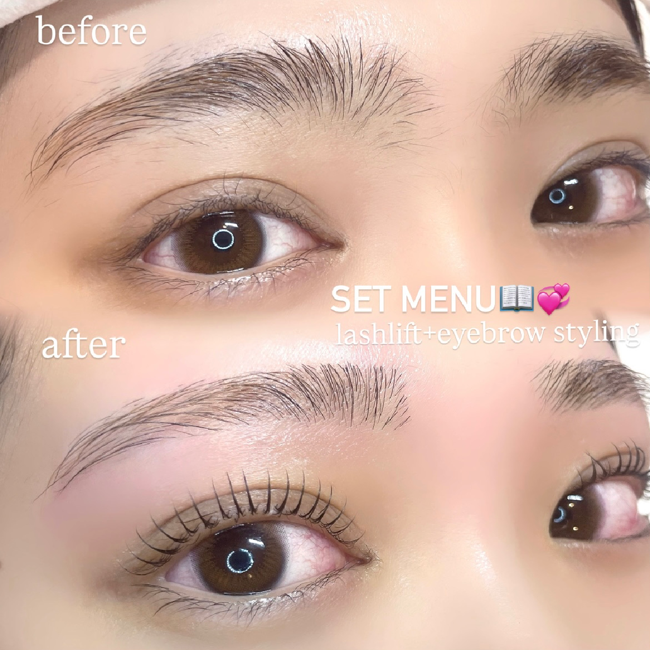 💞お得set💞パリジェンヌorまつ毛パーマ+眉毛スタイリング🌙