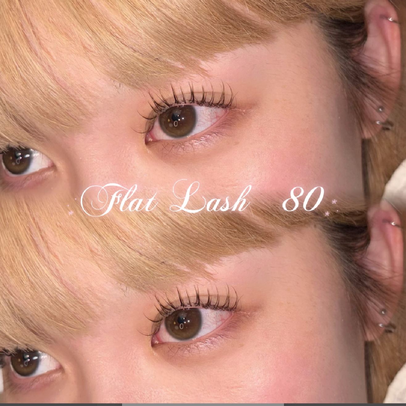 【初回】※flat マツエク80本（LED+¥1100）