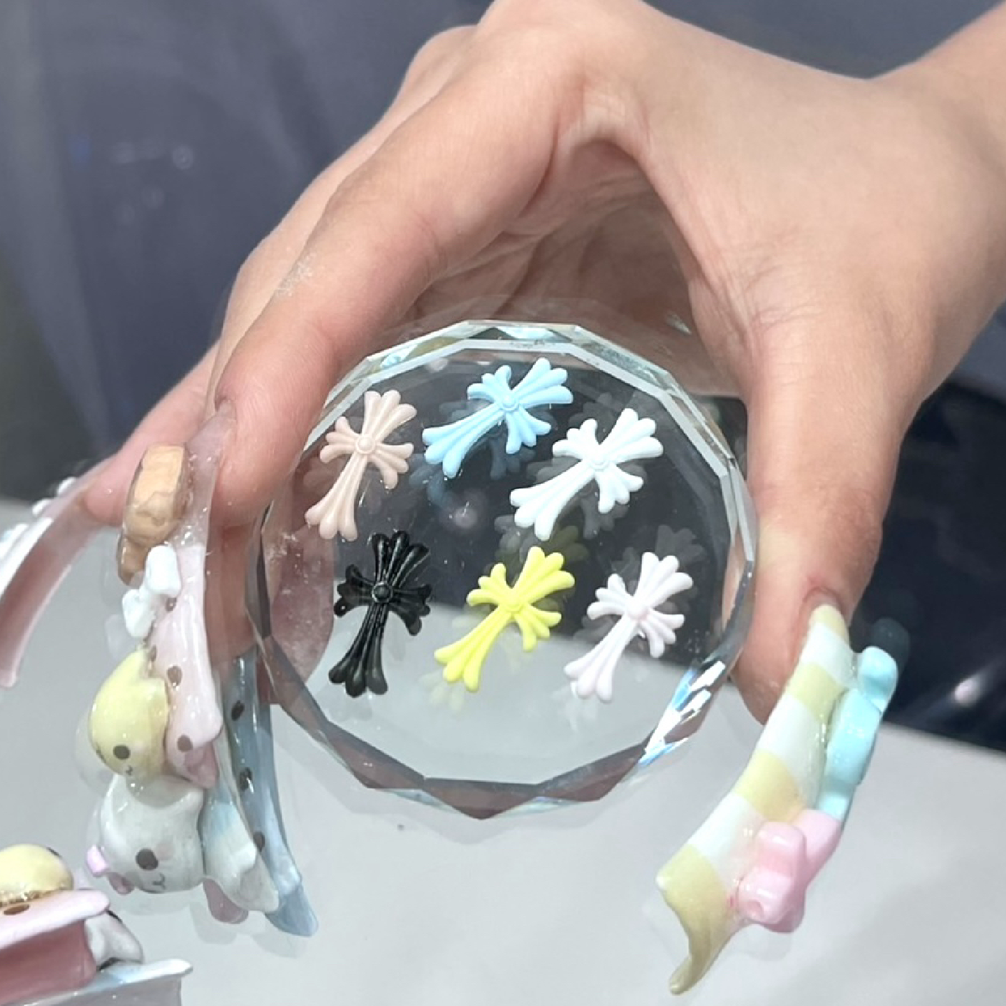 【ネイリー限定】チップスカルプ＋ワンカラー＋クロム4個まで★クロムネイル★