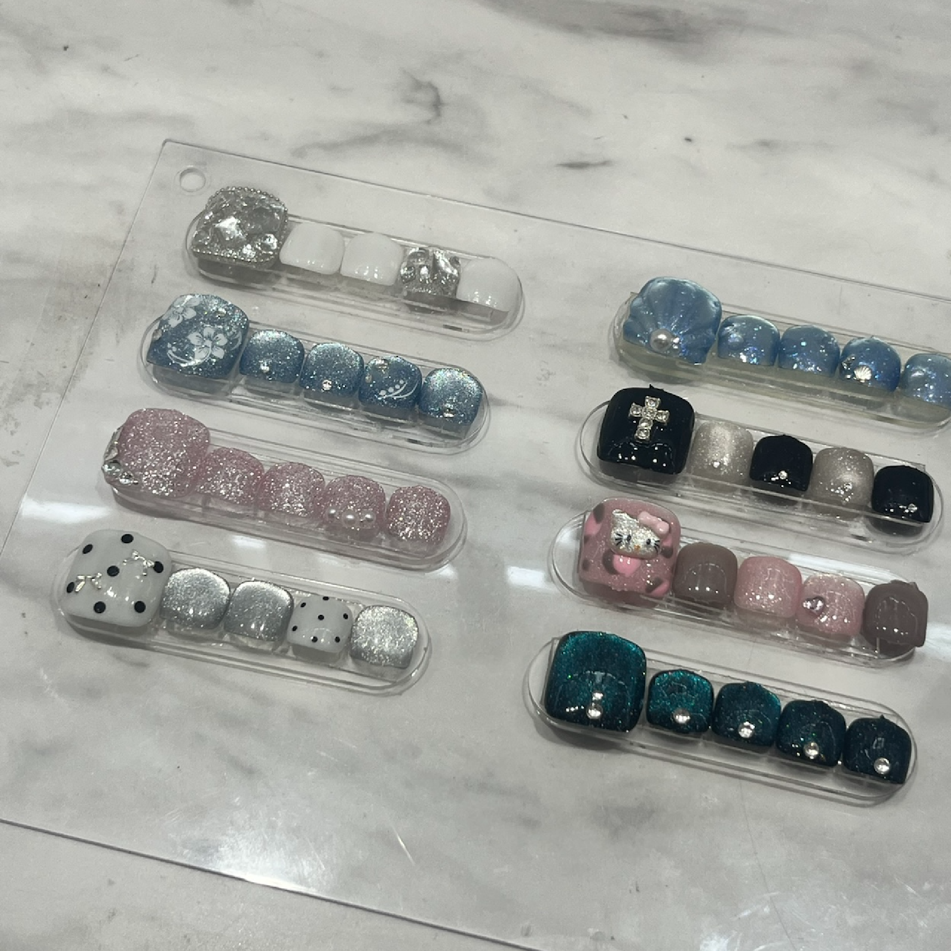 【新規限定/定額/フットネイル】大人気フット定額 ¥9,900→¥6,800
