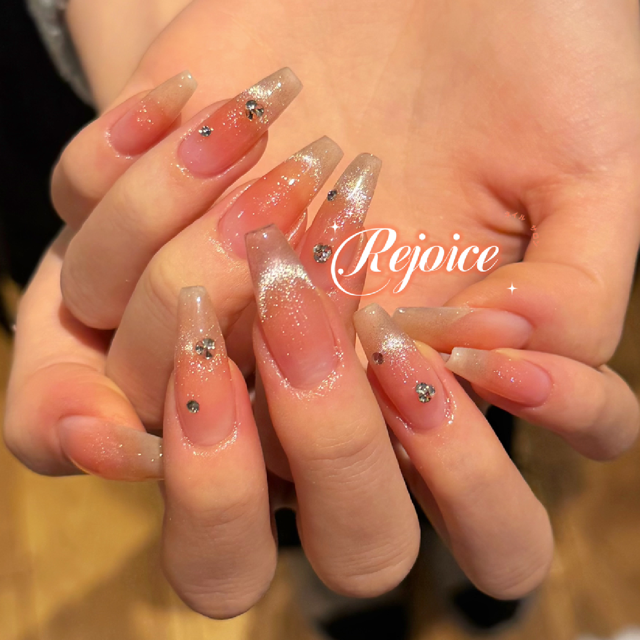 【チップ長さだし】✨ワンホンチークMagnet Gradation✨