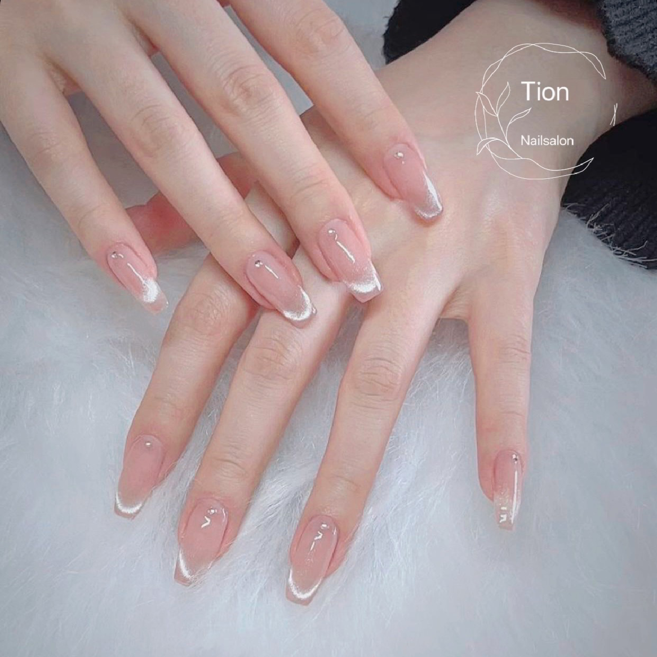 【Hand】INS人気★マグネットグラデーションフレンチ ¥6980