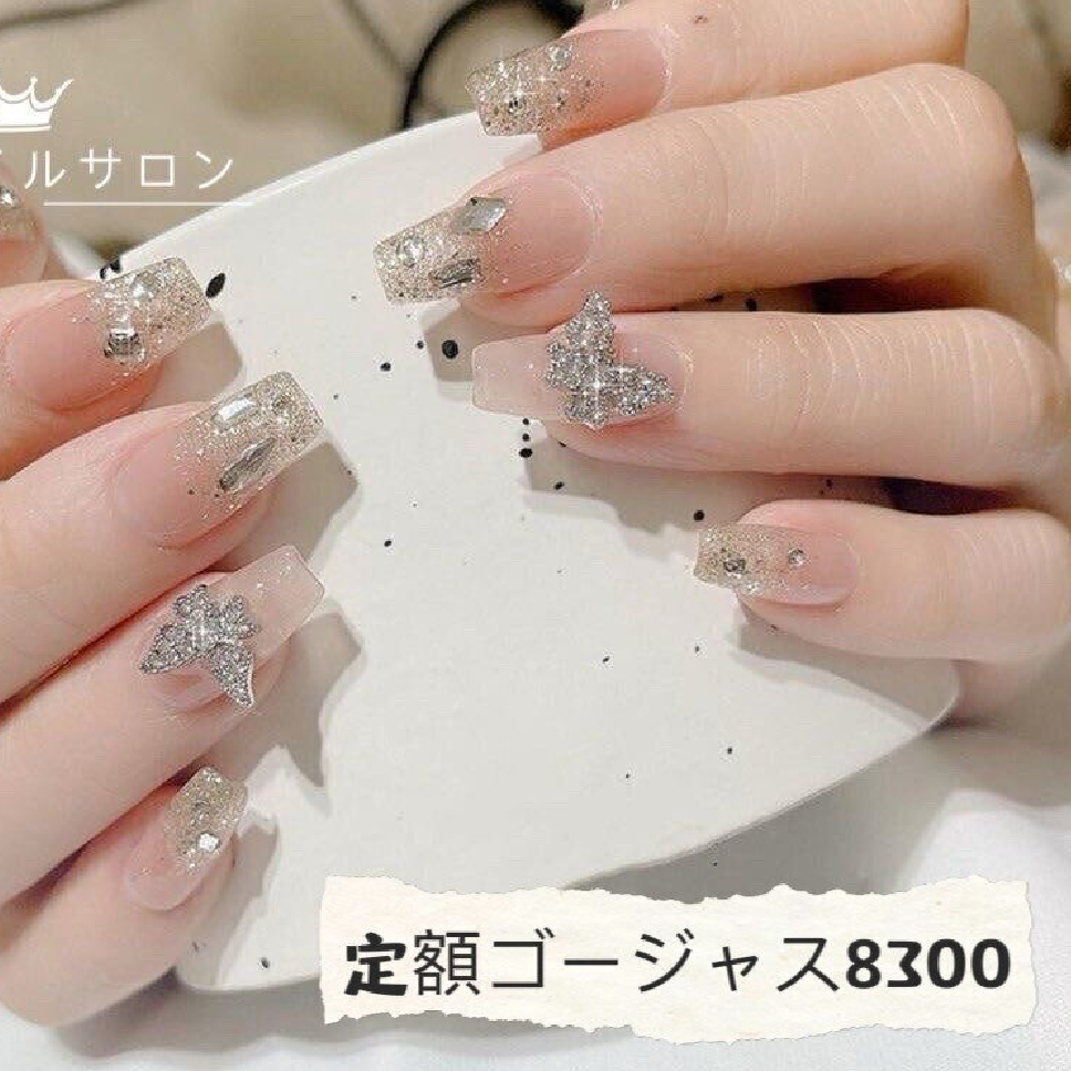 【当店人気No.2】選べる定額プラス♪厳選50種類以上ワンホンネイル ¥8300