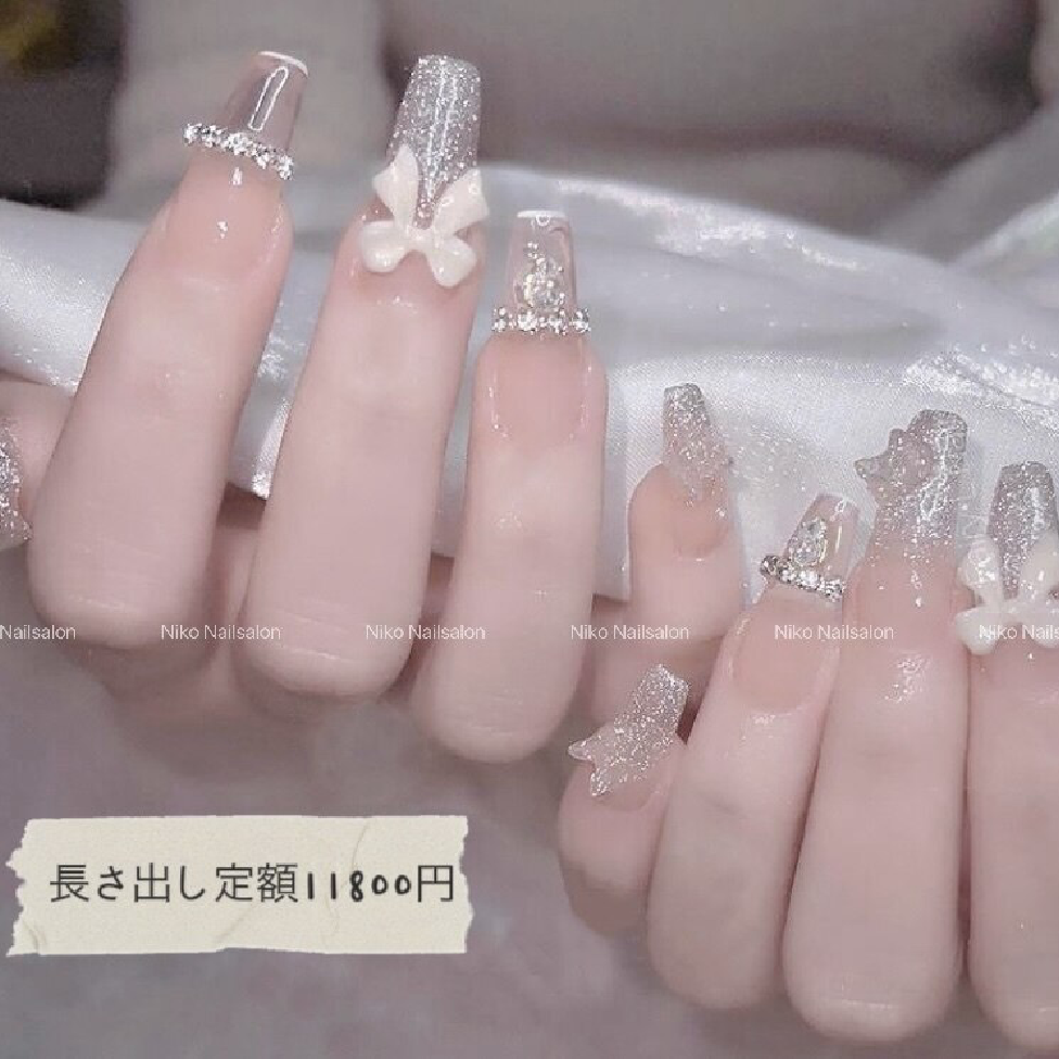 【チップ長さ出し】選べる定額プレミアム♪厳選30種類ワンホンネイル ¥11800