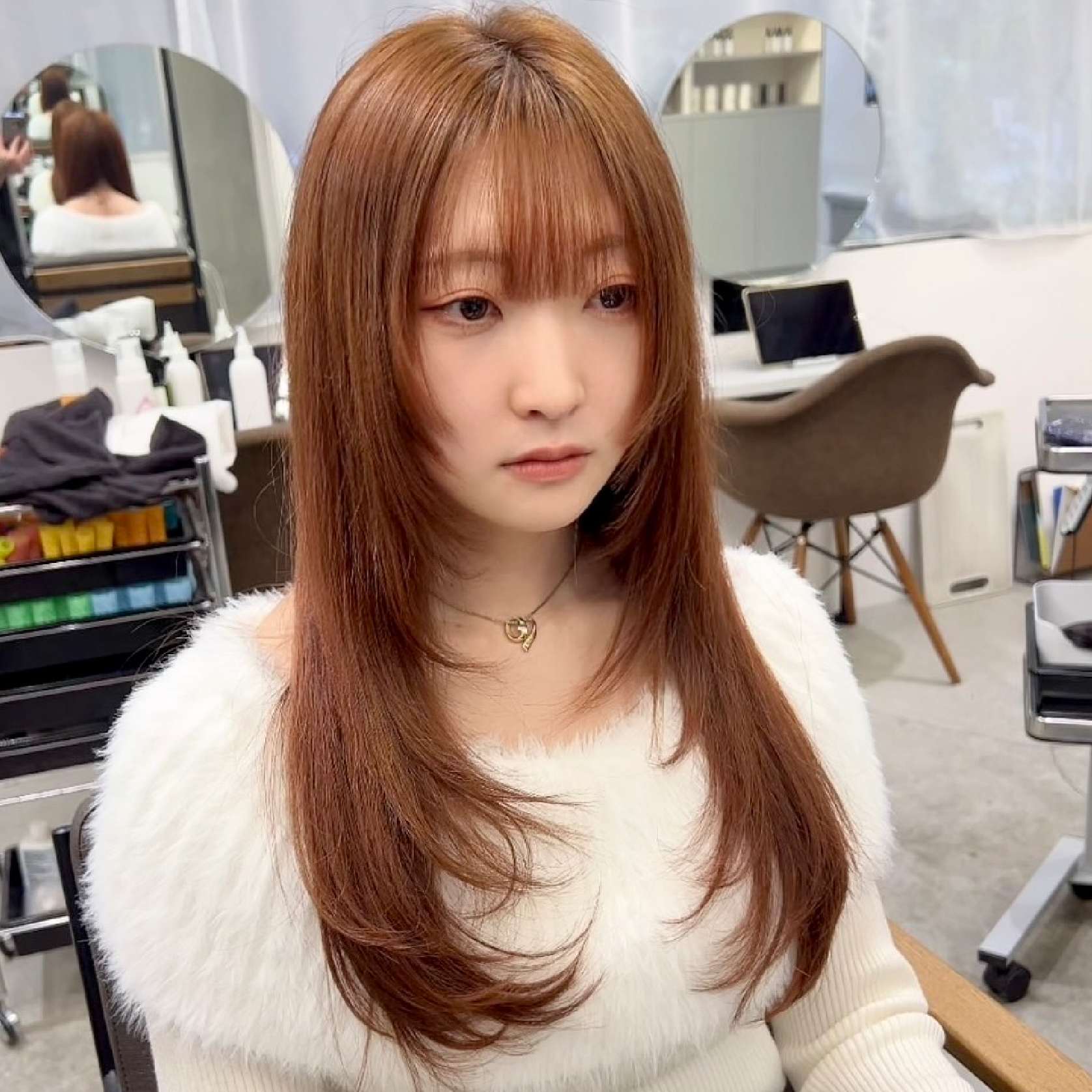 絹髪ストカール（巻ける/地毛風/シャキンとしない自然な仕上がり/ブリーチ矯正)
