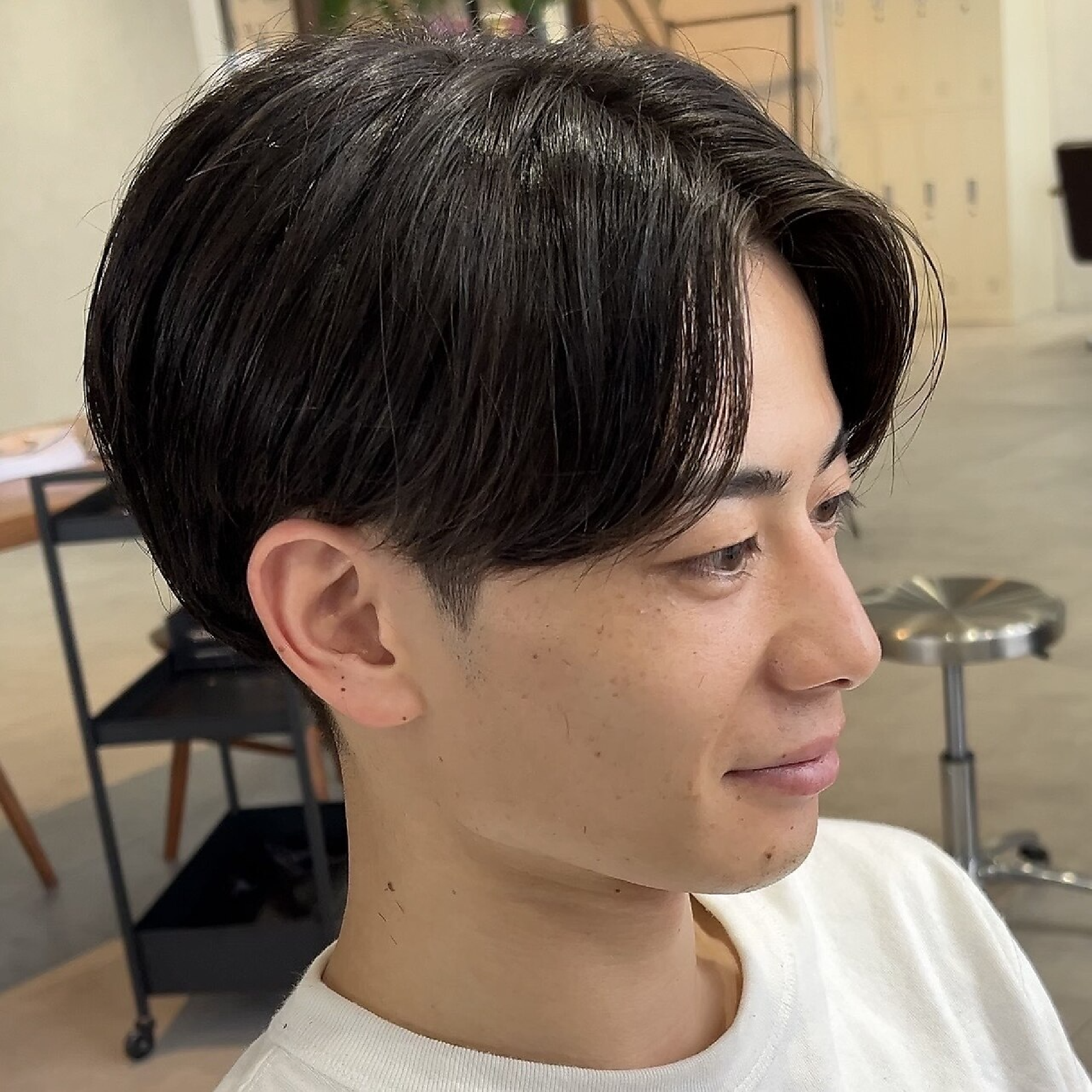 【メンズ縮毛矯正】カット＋髪質改善ストレート　￥16500