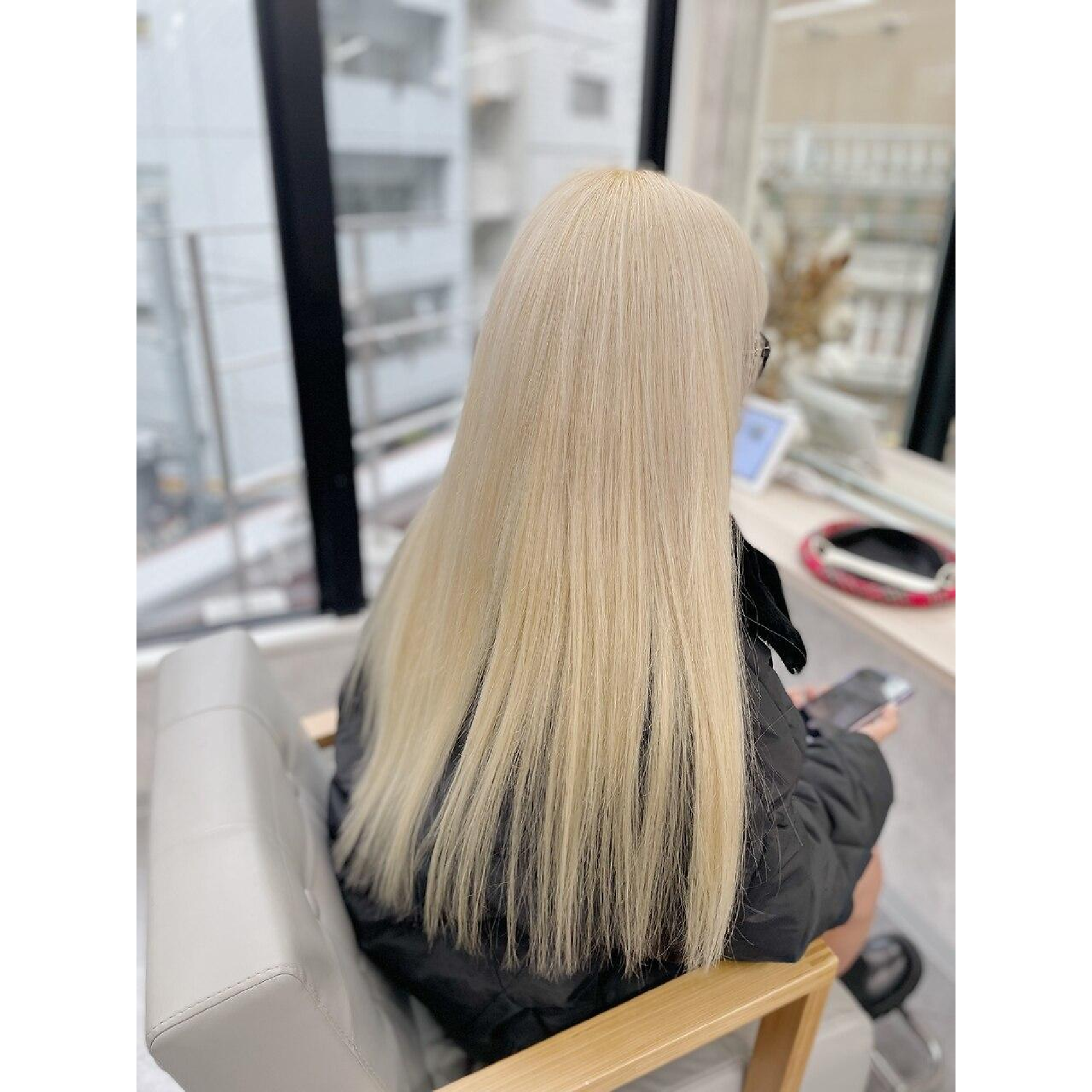 【馴染み抜群】カラー＋シールエクステ６０枚＋ケラチンTR_ ￥35000→