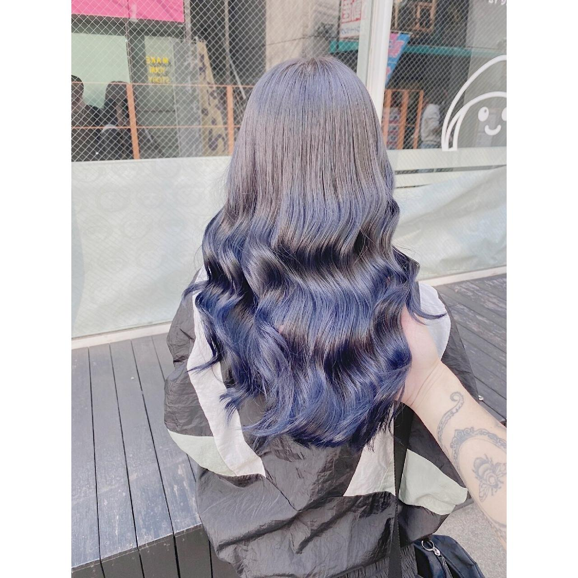 カット+ダブルカラー(ケアブリーチ&カラー)+TR (原宿駅) /￥18300