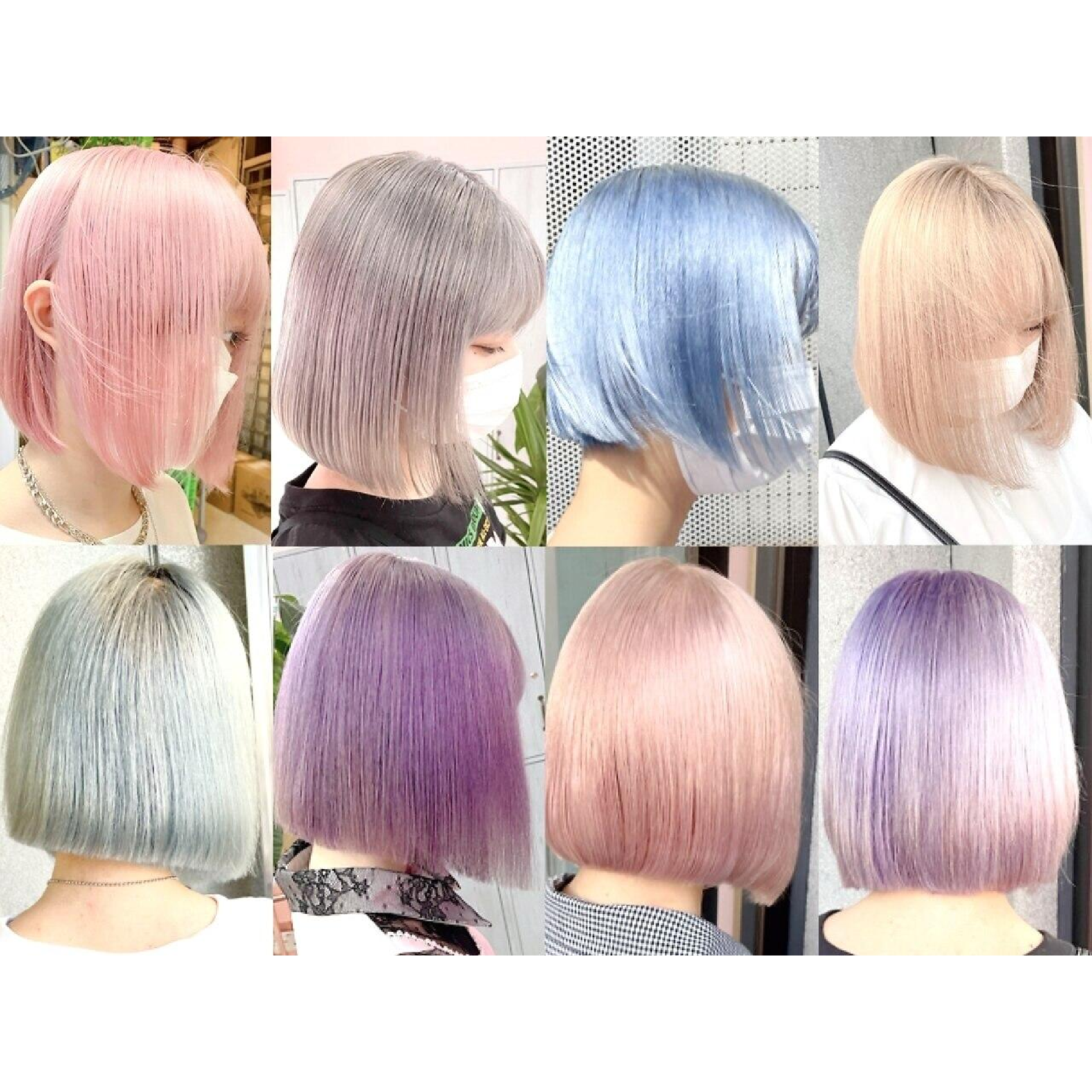 1回で2回分明るく！プラチナブリーチ＋追いブリーチ＋カラー＋トリートメント