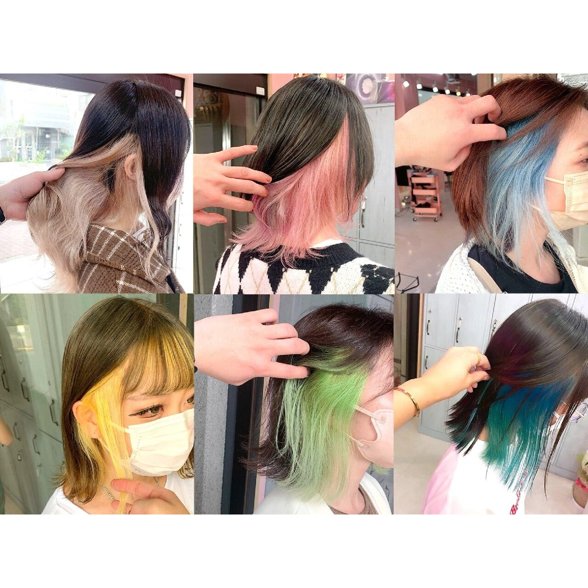 ☆インナープラチナブリーチ+インナーカラー+IST2step