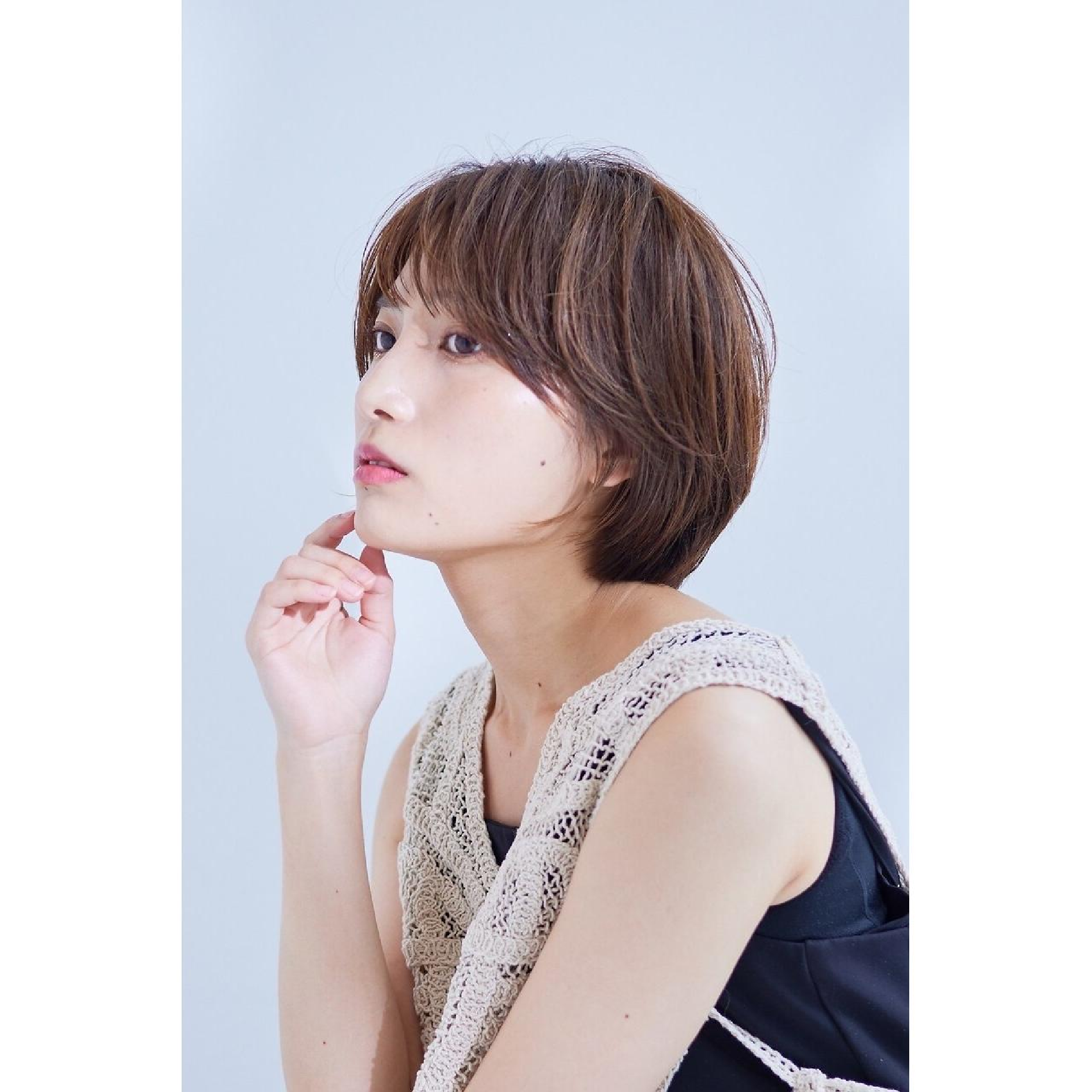 【白髪染め】カット+オーガニックカラー(フル)+トリートメント
