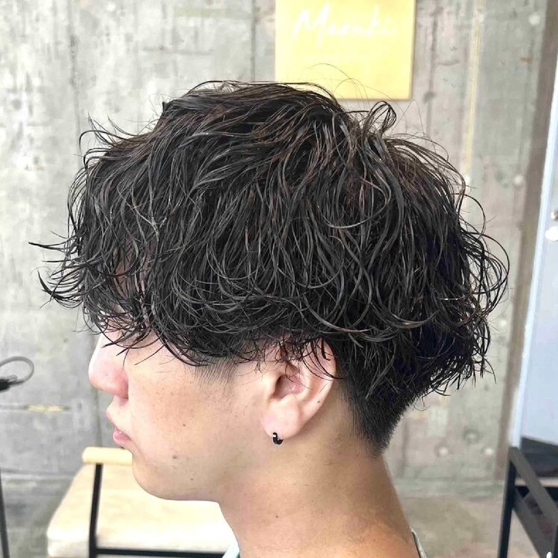 【2回目以降の方】カット+シャドウパーマ#中野メンズ#シャドウパーマ