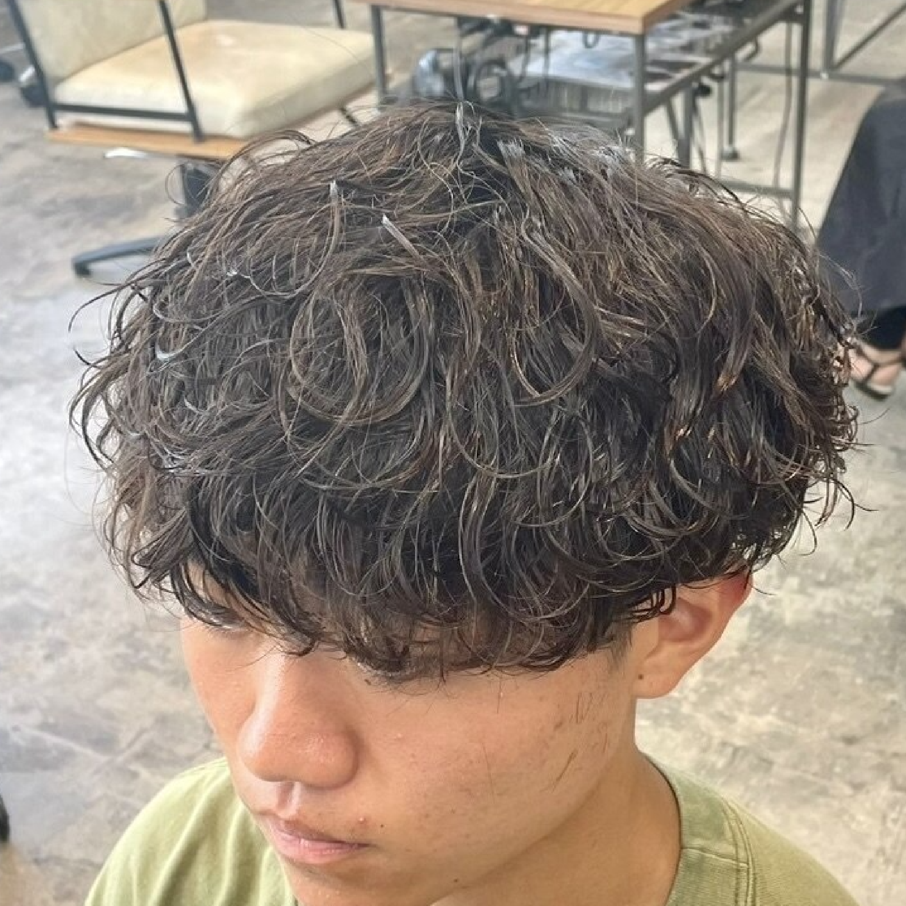 【2回目以降の方】メンズカット+波巻きパーマ¥14000円＃波巻きパーマ