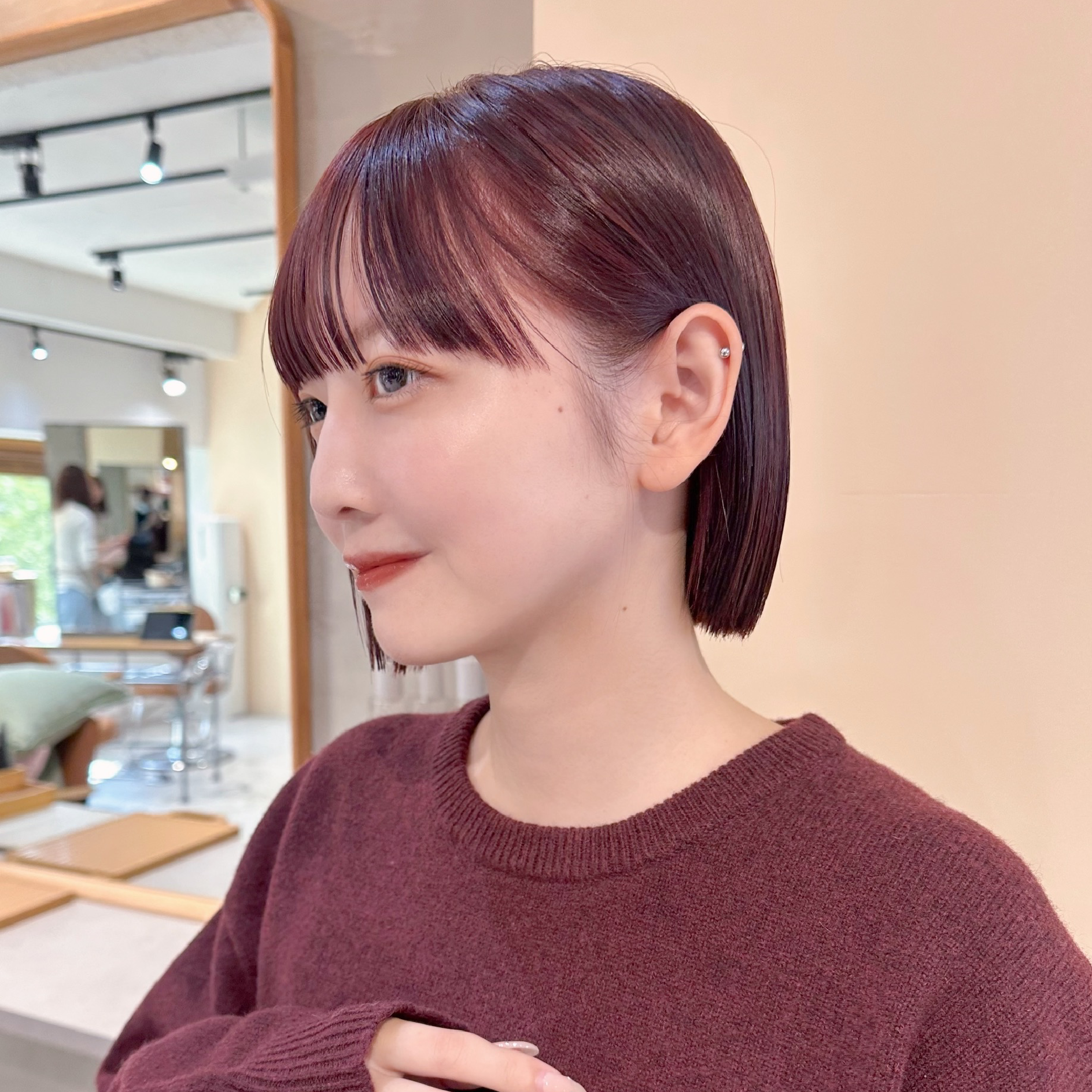 前髪カット＋ケアカラー＋3step超音波トリートメント《橋本美柚》限定🌼✨