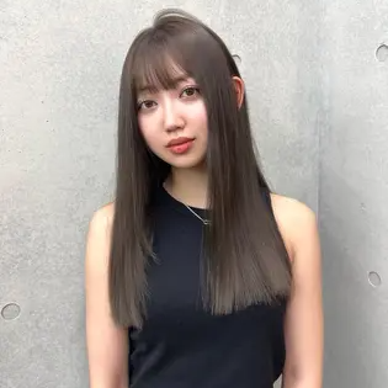 前髪カット+前髪縮毛矯正+ケアカラー