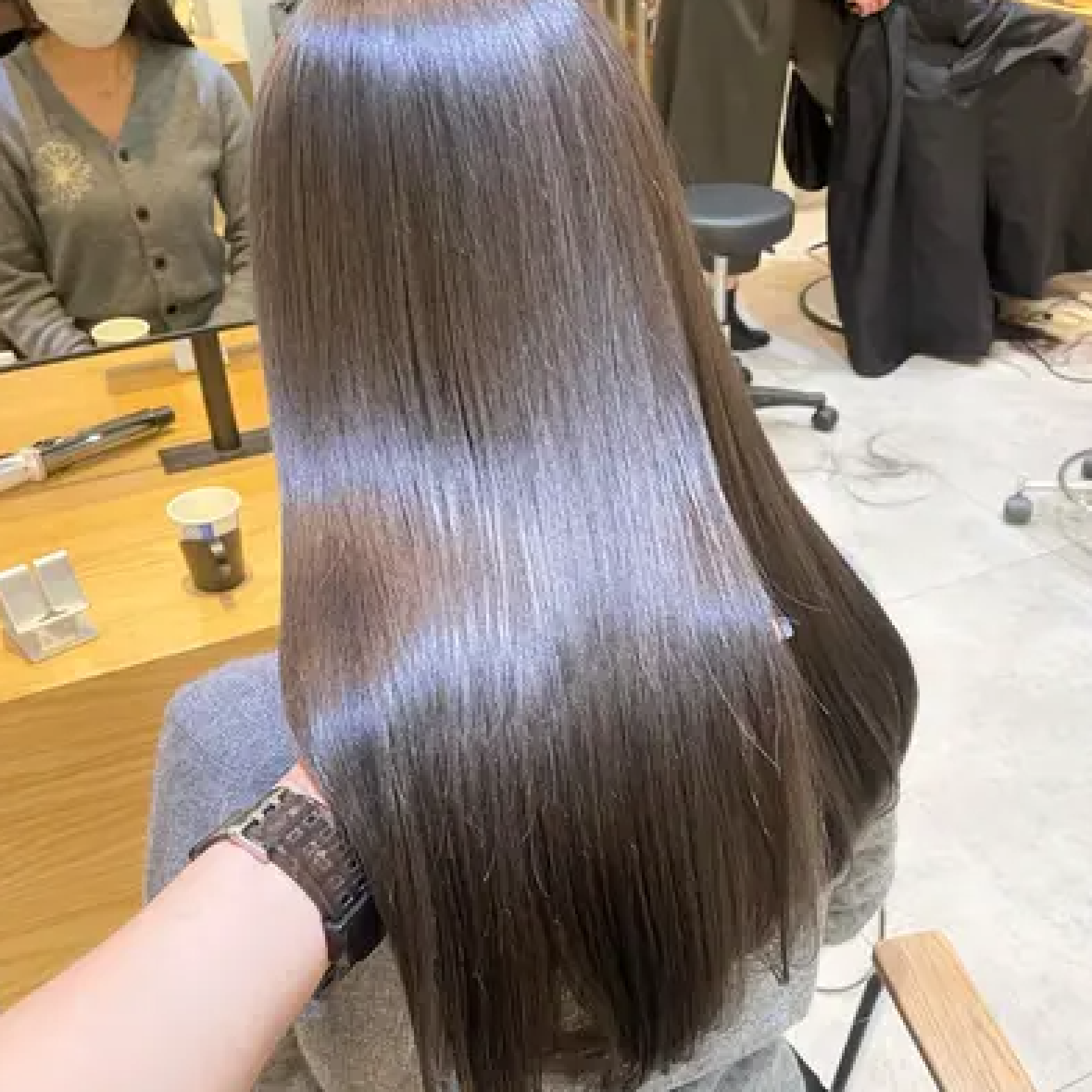 広がる癖に🌩️艶髪✨premium縮毛矯正+TOKIOトリートメント