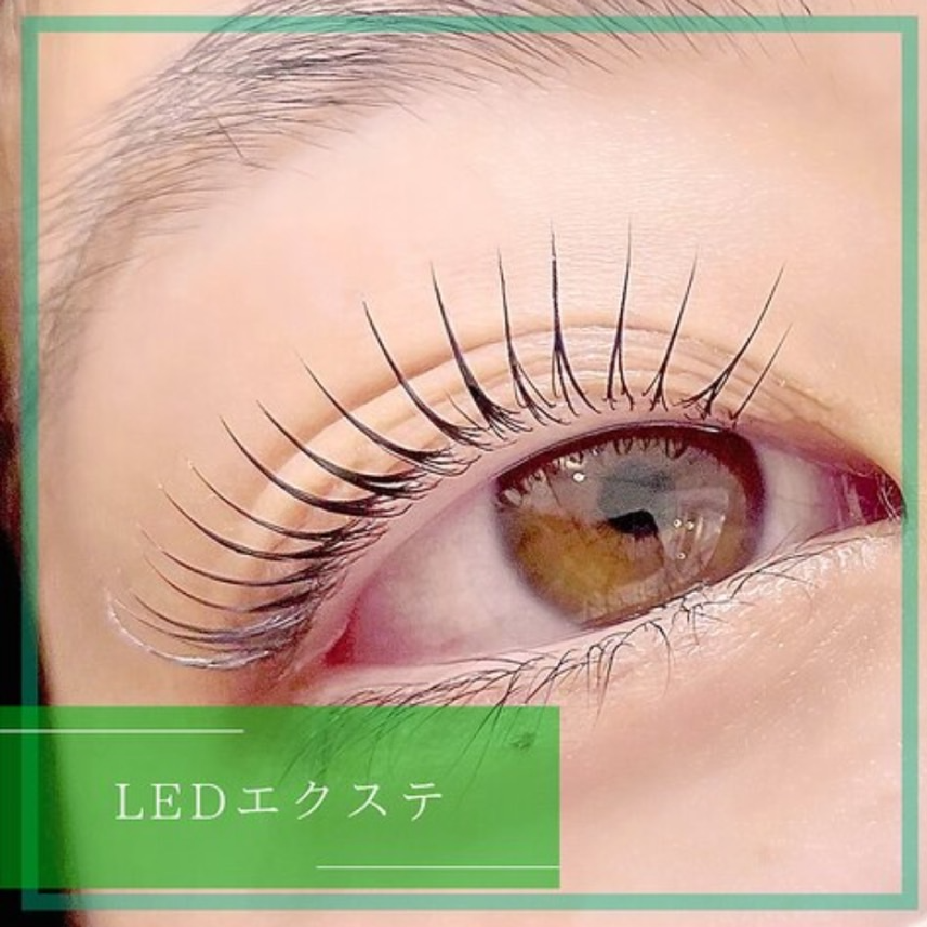 【30日以内付け足し】LEDフラットラッシュリペア40本＋コーティング付