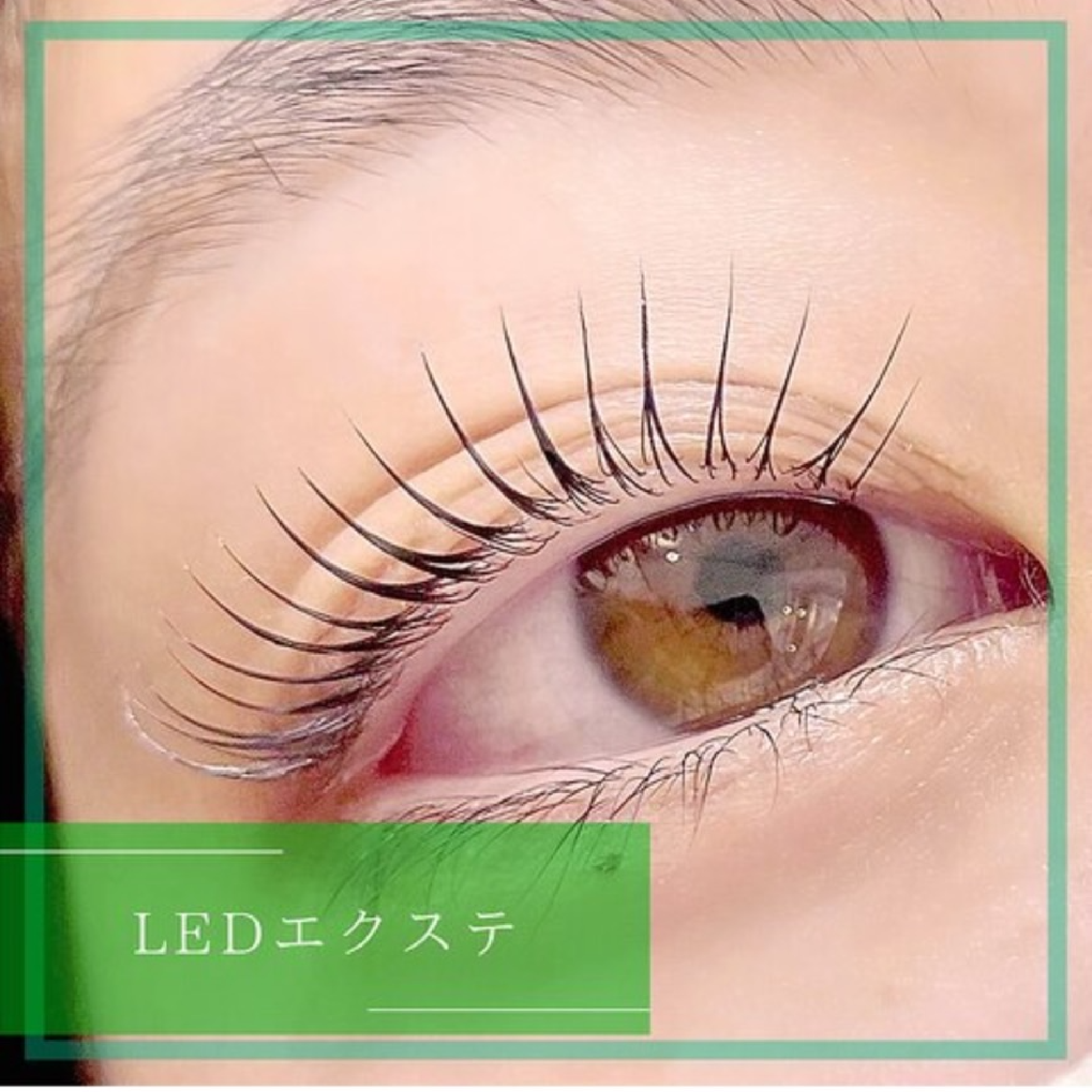 【高持続LEDエクステ】フラットラッシュ120本 コーティング付き¥7000