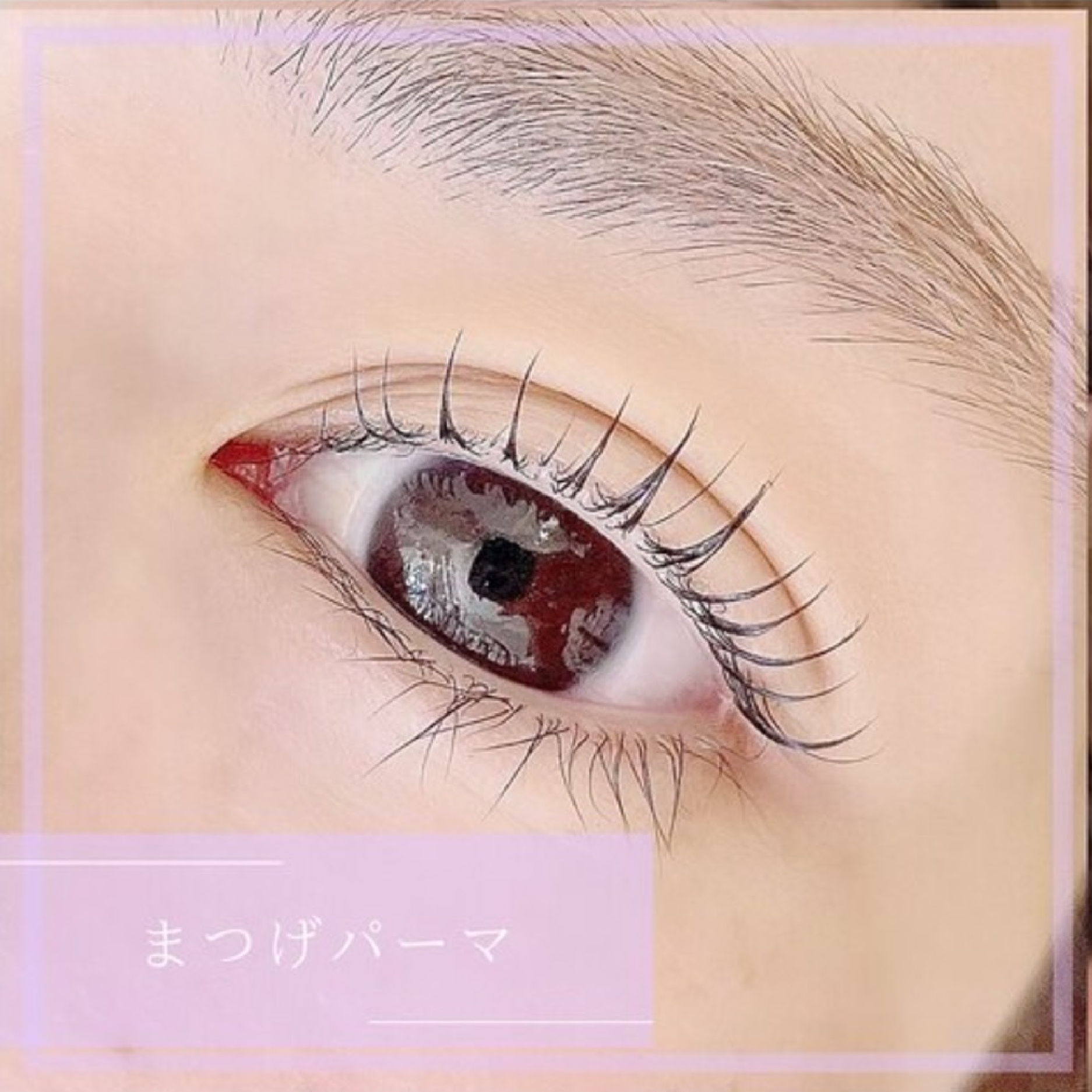 【似合わせパーマ】まつげパーマorパリジェンヌ＋オプション ¥5000
