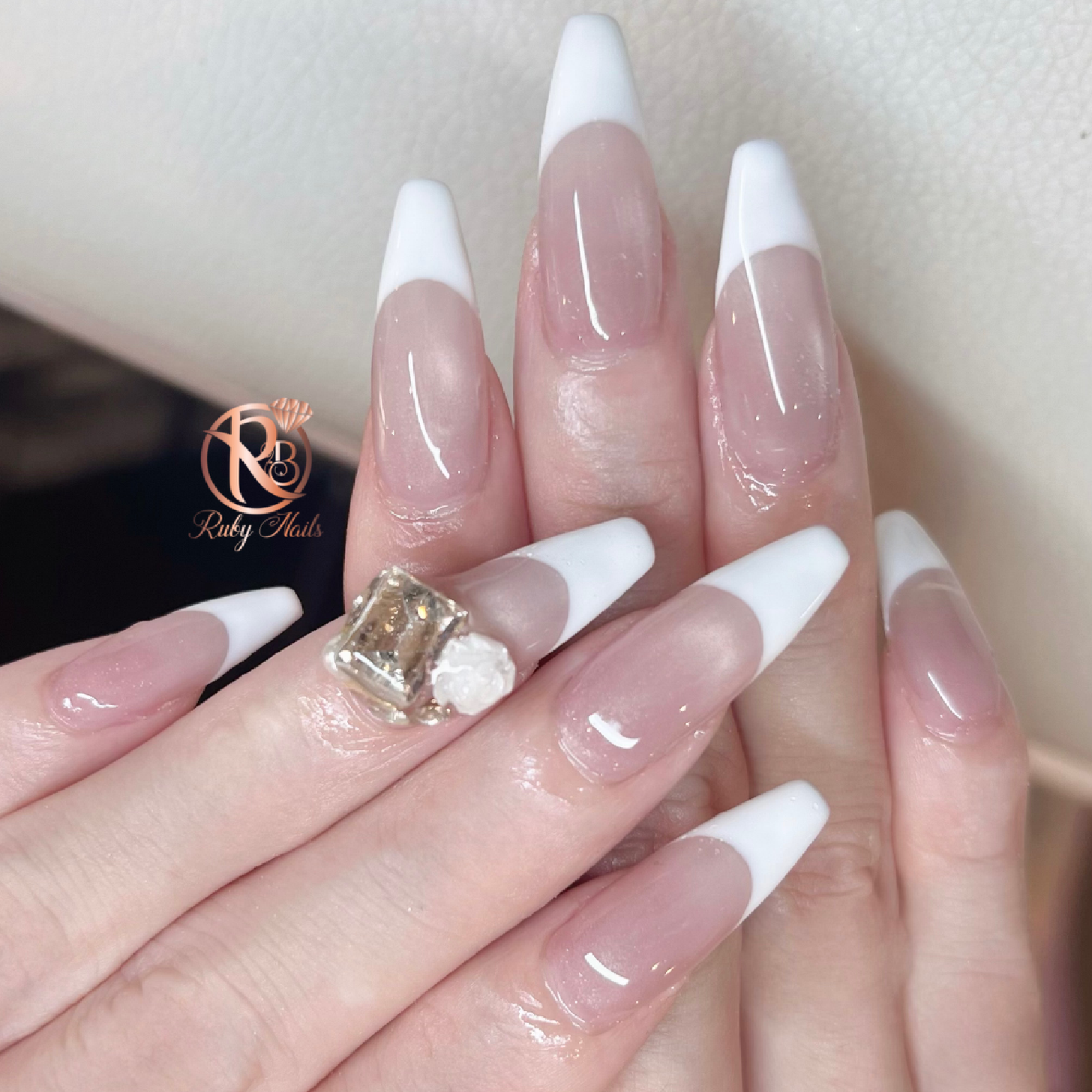 チップ長さだし10本(フレンチOrグラデーション) ¥8800